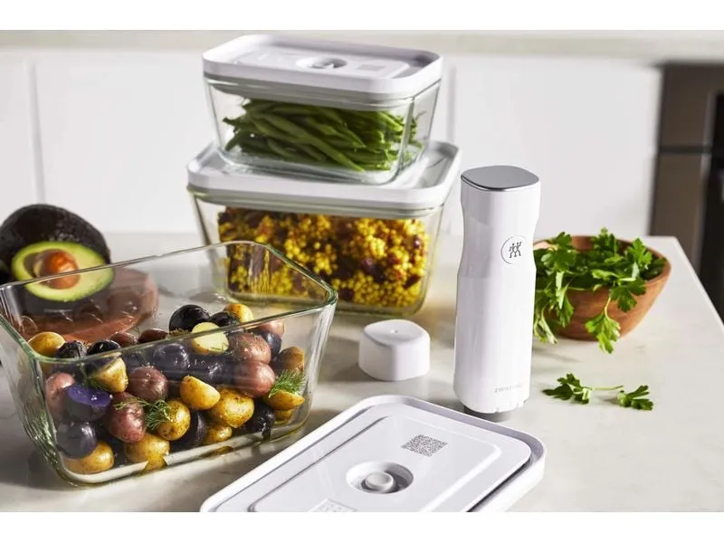 Zwilling Vakuumier-Behälter Fresh and Save 3-teilig, S,M,L Glas Zwilling Vakuumier-Behälter Fresh and Save 3-teilig, S,M,L Glas