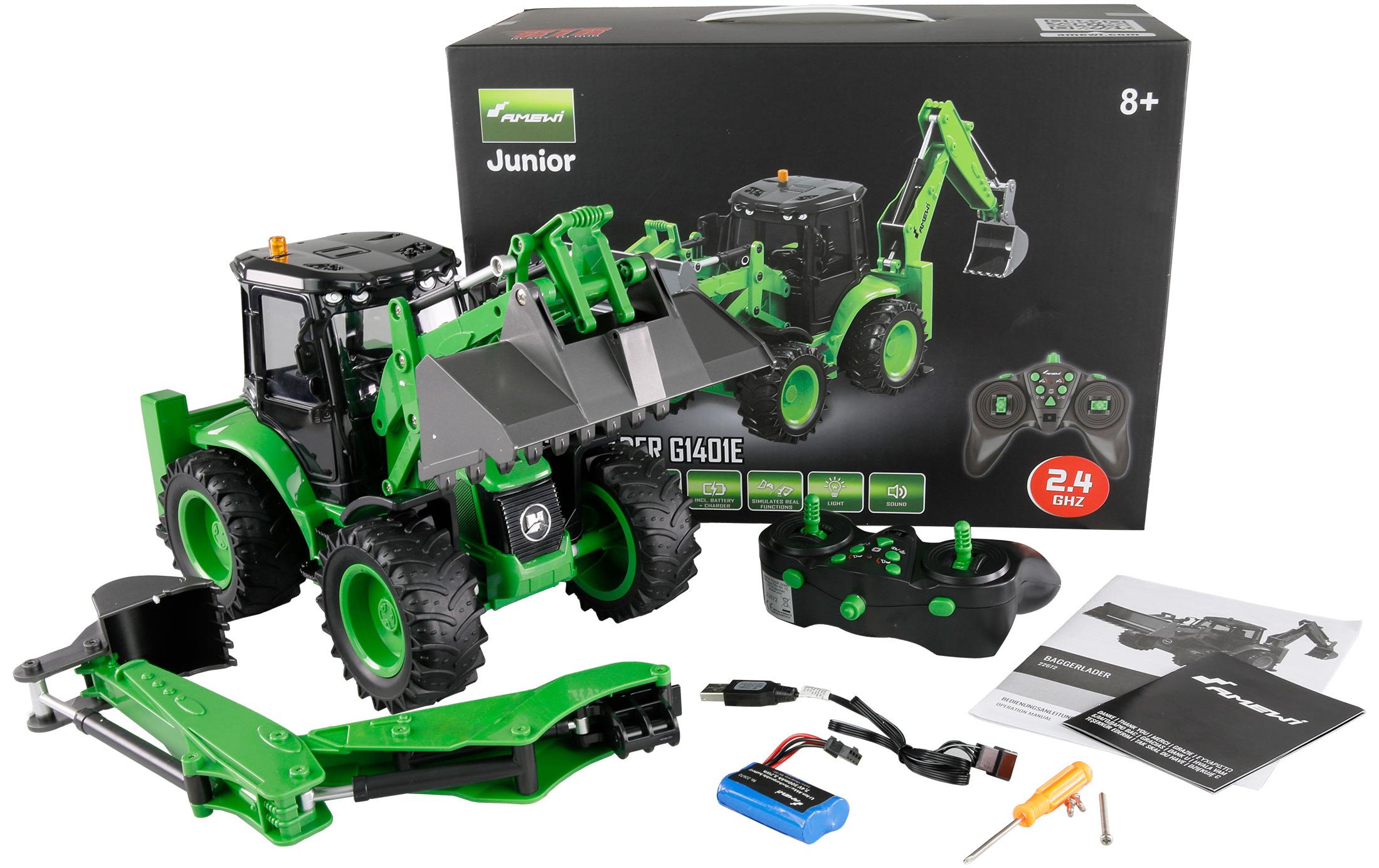 Amewi Baggerlader G1401E RTR, 1:14