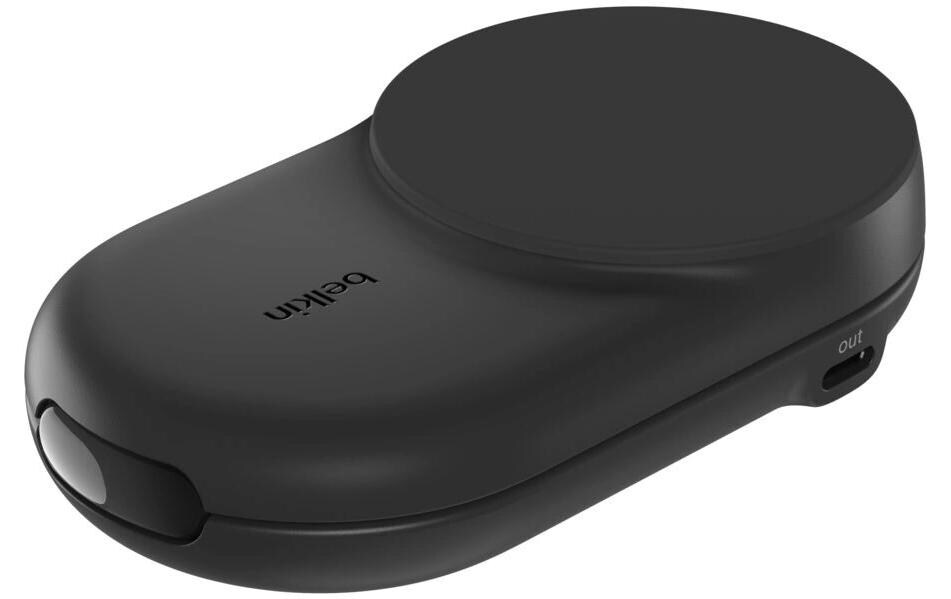 Belkin Wireless Charger UltraCharge 2in1 rund, Schwarz
