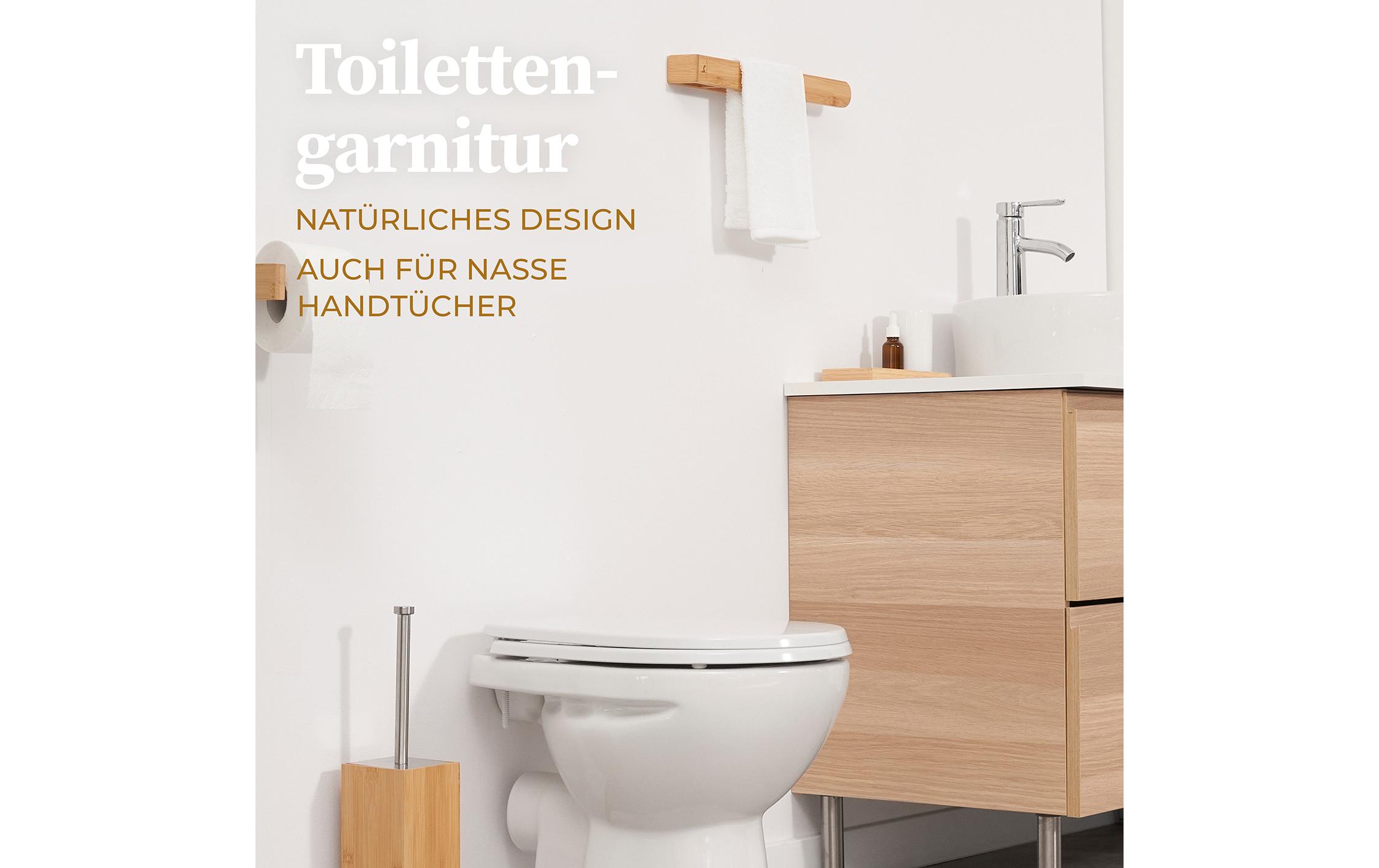 Hennez Handtuchhalter Max 39 cm, Natural