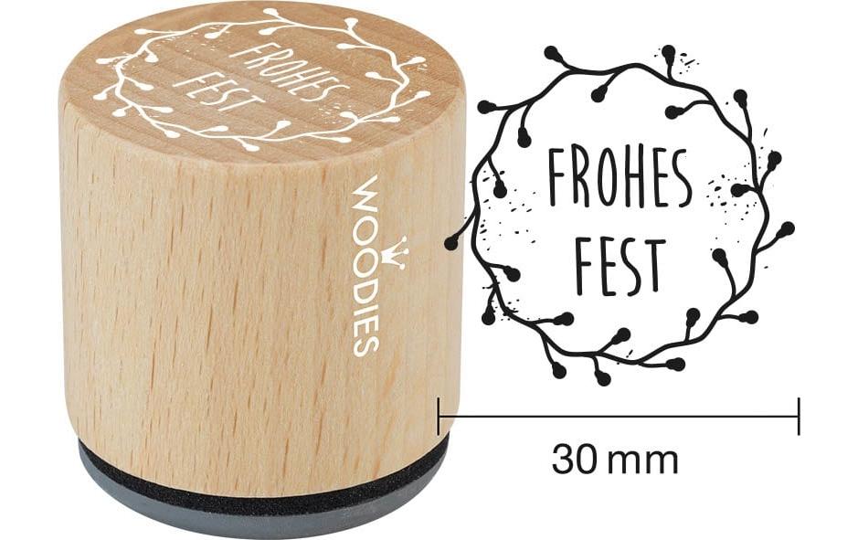 Woodies Stempel Woodies Frohes Fest 1 Stück