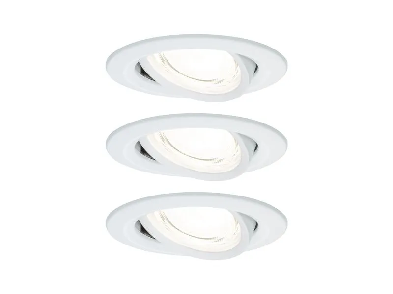 Paulmann Einbauleuchte LED Nova Plus 3-Set Weiss