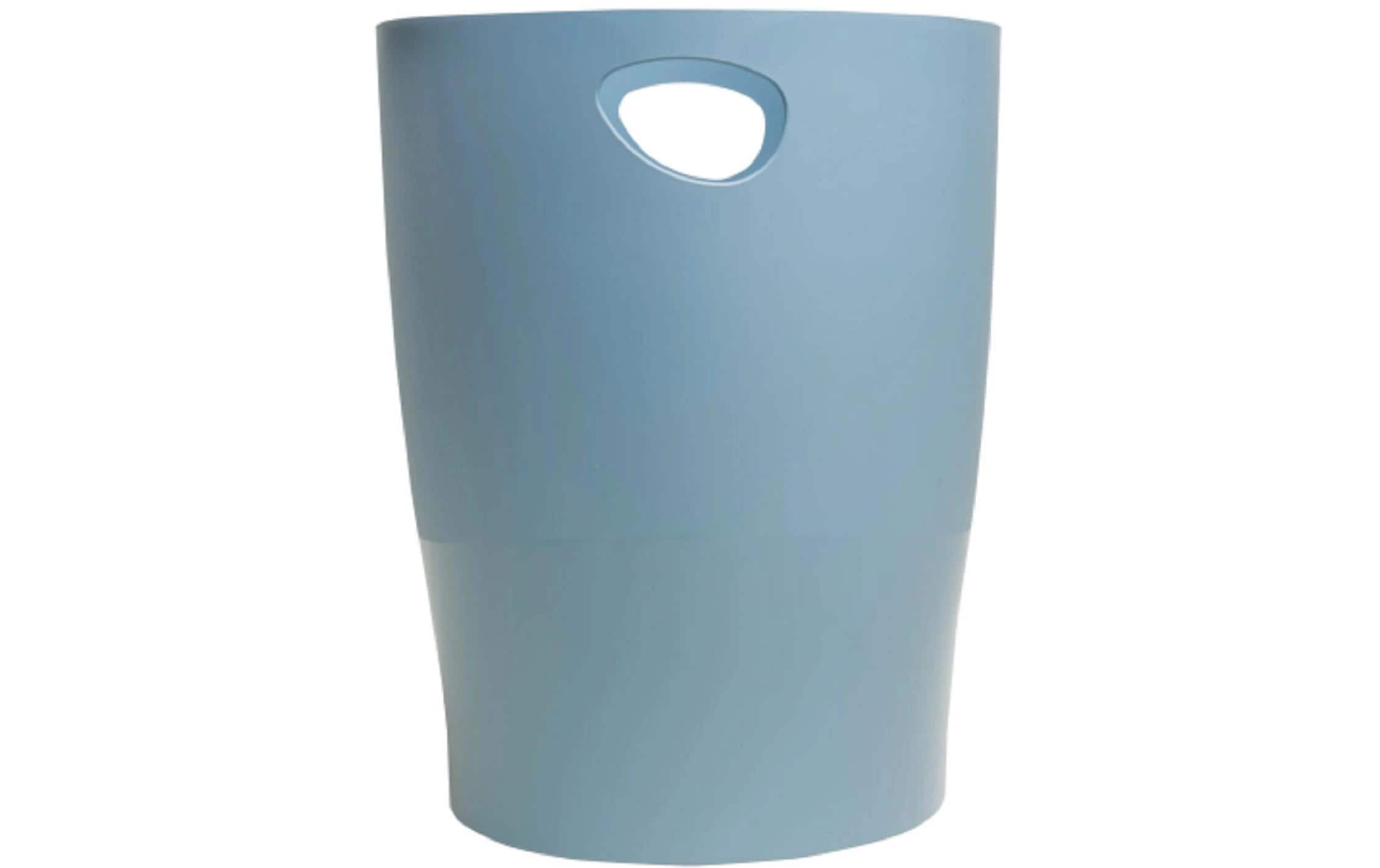 Exacompta Papierkorb Ecobin AutentiK, 15 l, Blaugrau