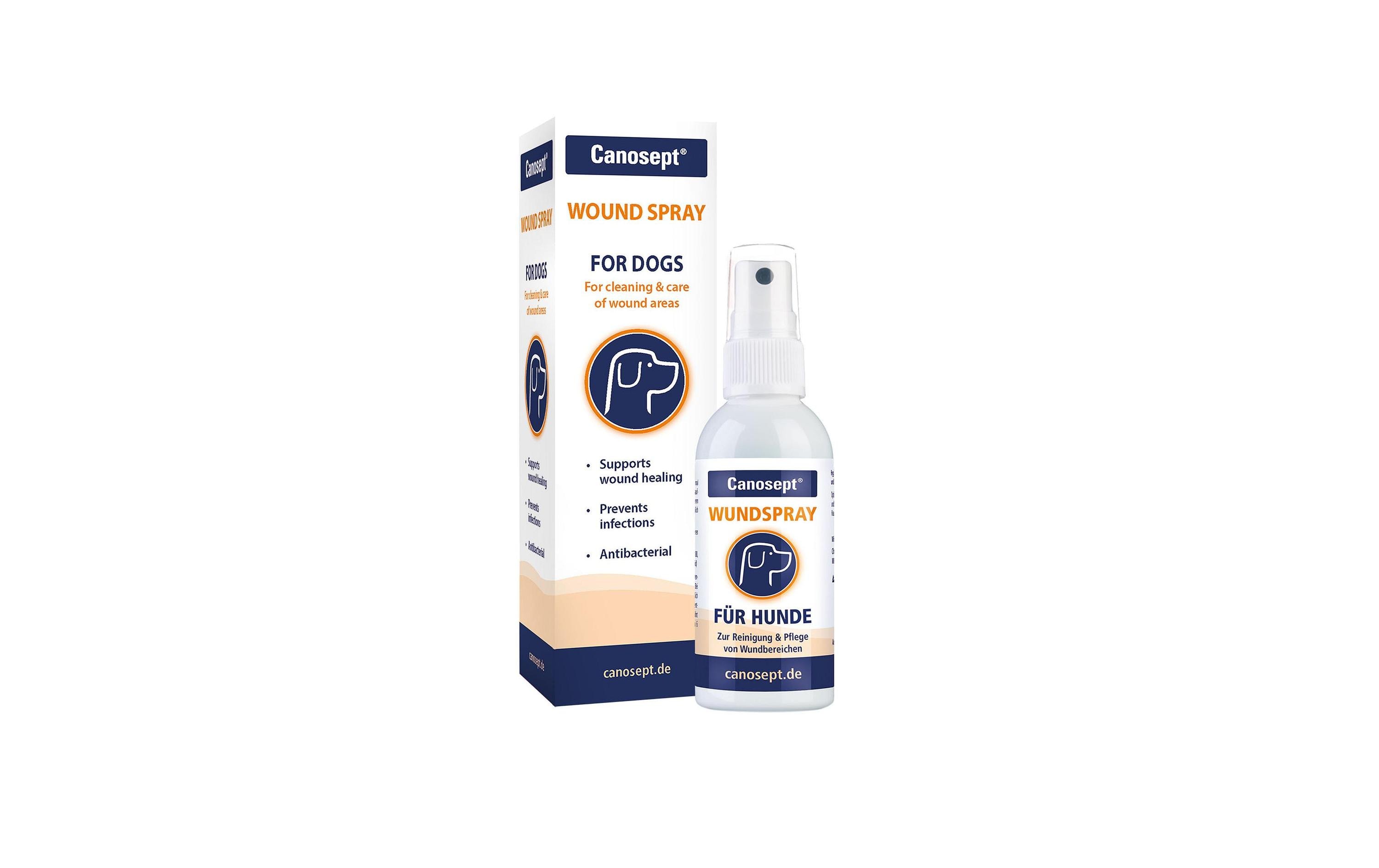 Canosept Hunde-Pflege Wundspray 75 ml Für Hunde und Katzen