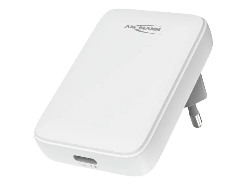 Ansmann USB-Ladegerät USB-C Wall Charger 130PD 30W, schwarz Ansmann USB-Ladegerät USB-C Wall Charger 130PD 30W, schwarz