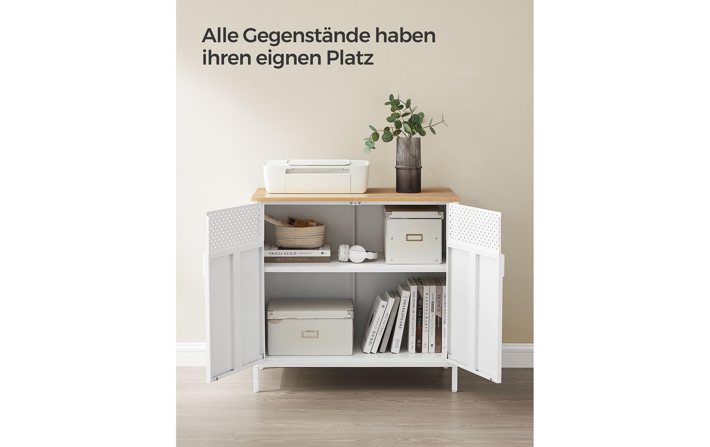 Songmics Kommode Ablageschrank 80 x 40 x 76 cm