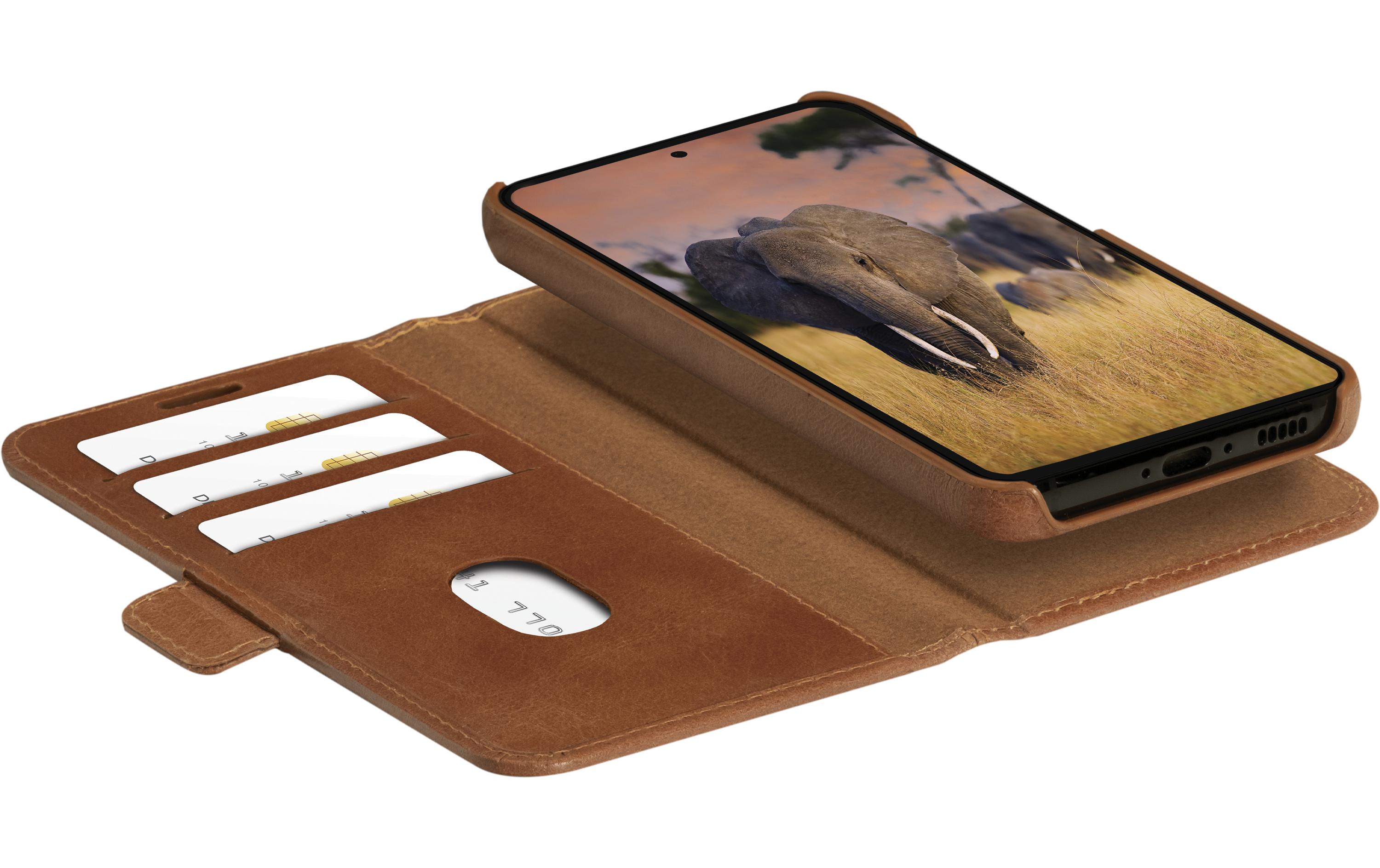 dbramante1928 Book Cover Lynge Galaxy S24 Ultra Tan