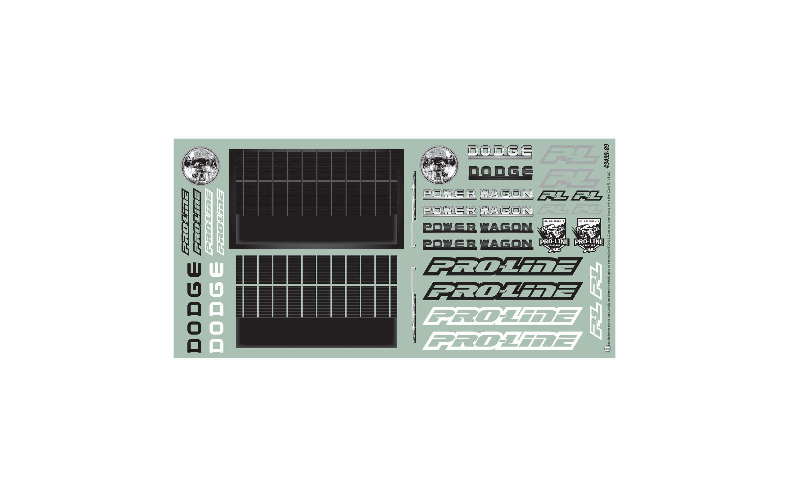 Proline Karosserie Dodge Power Wagon 1946 unlackiert, 1:10