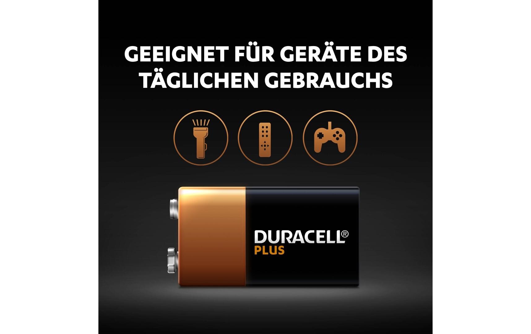 Duracell Batterie 9V Plus Power 1 Stück