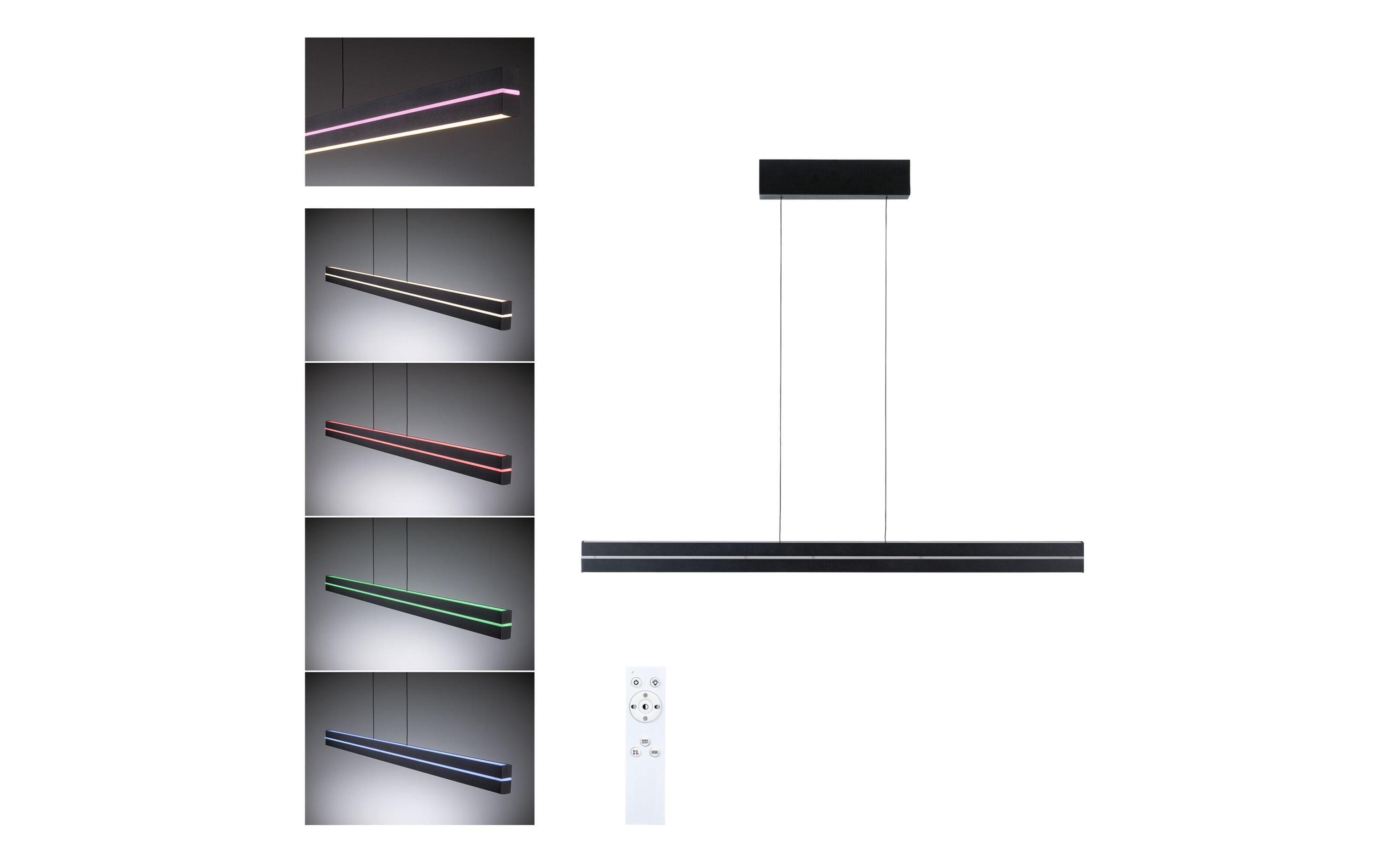 Paulmann LED Pendelleuchte Raiko, Schwarz