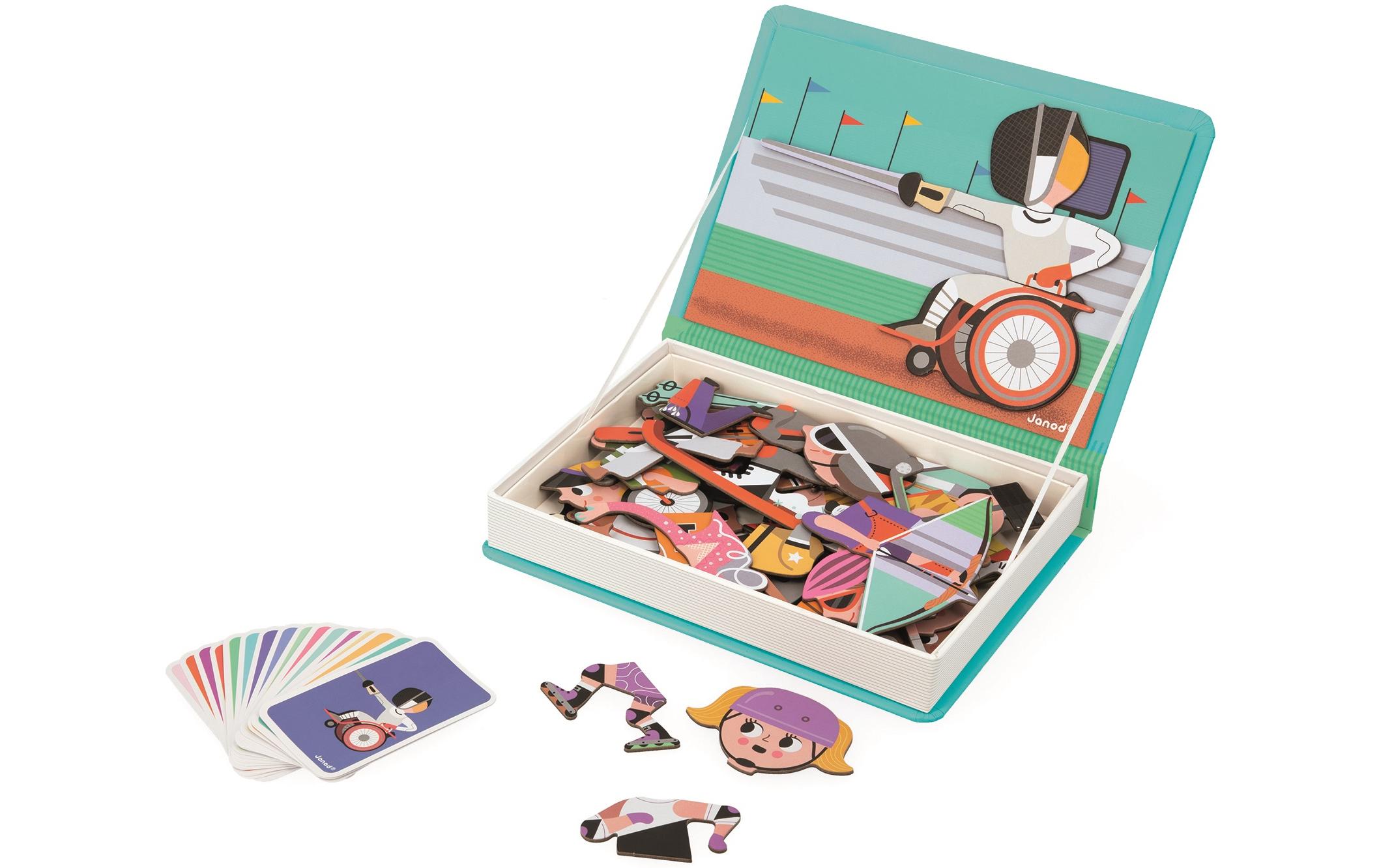 Janod Magnetbuch Sports Janod Magnetbuch Sports