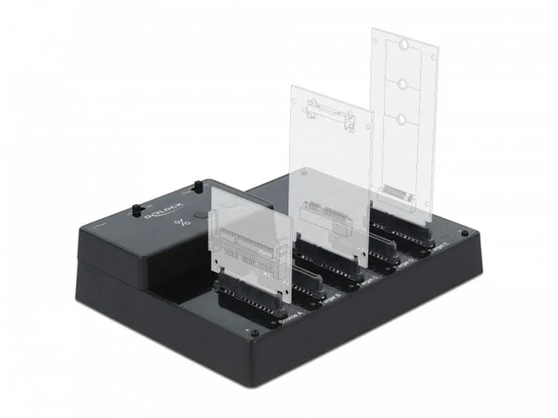 Delock Docking- und Klonstation 64098 für 5x 2.5 SATA HDD / SSD Delock Docking- und Klonstation 64098 für 5x 2.5 SATA HDD / SSD
