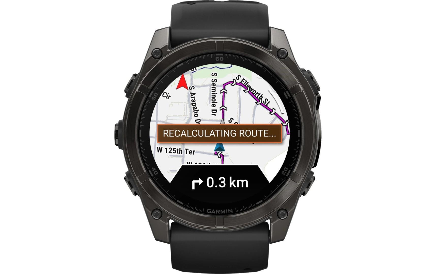 GARMIN Sportuhr Fenix 8 AMOLED Sapphire, 51 mm Dunkelgrau GARMIN Sportuhr Fenix 8 AMOLED Sapphire, 51 mm Dunkelgrau
