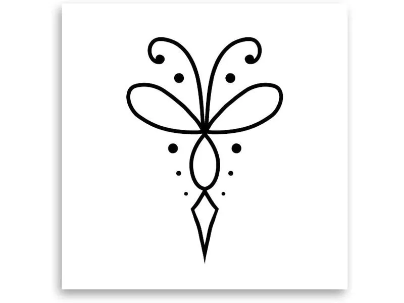 minink Tattoo Symmetrischer Balance Grösse: S (2.7 cm x 4.0 cm) minink Tattoo Symmetrischer Balance Grösse: S (2.7 cm x 4.0 cm)