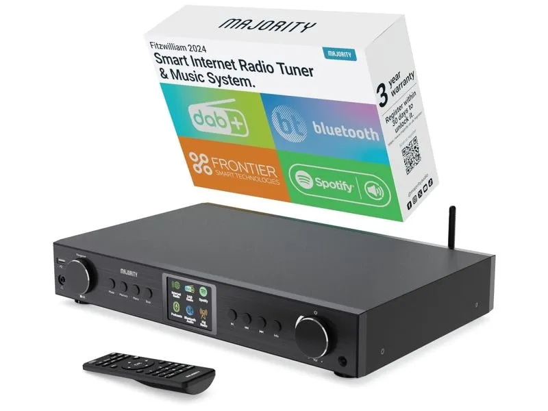 Majority Fitzwilliam 2024 DAB+ FM Bluetooth Spotify Connect Majority Fitzwilliam 2024 DAB+ FM Bluetooth Spotify Connect