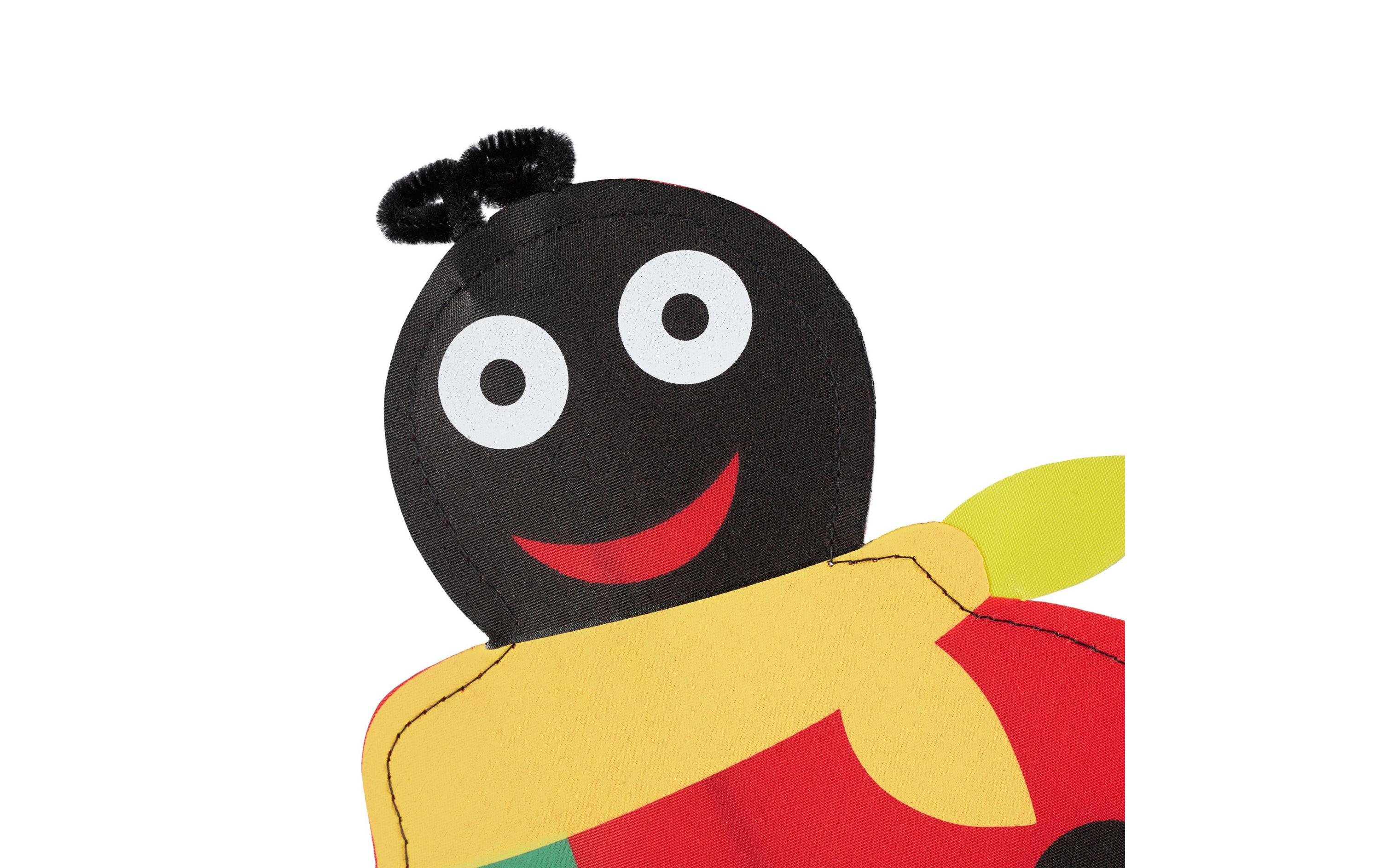 relaxdays Windrad Marienkäfer 2er Set, 75.5 cm