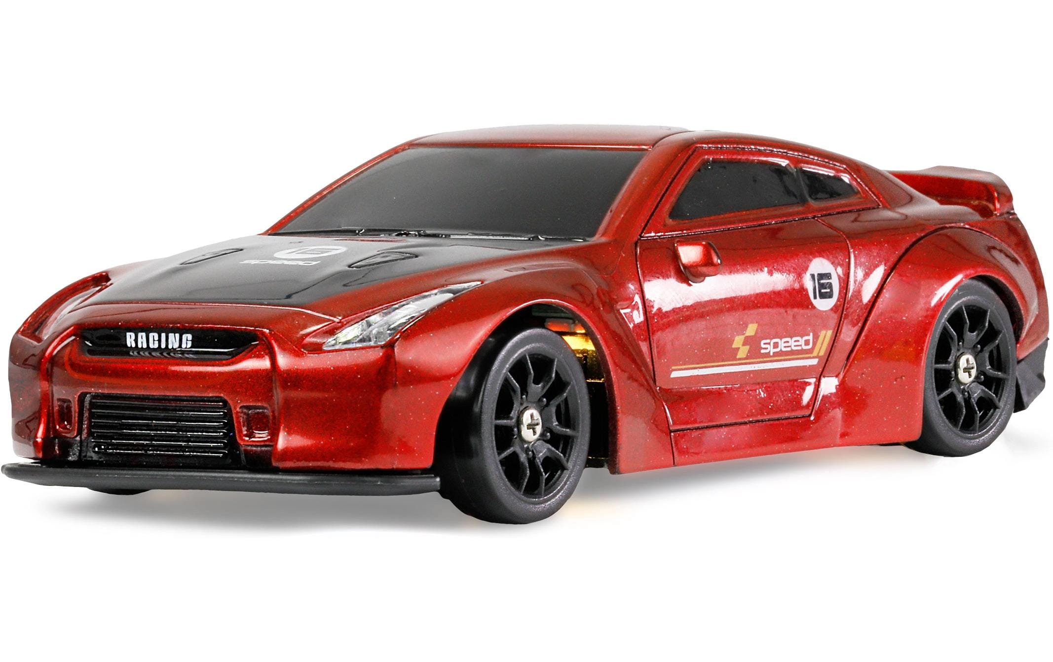 Amewi Drift GTR mit Gyro 1:43 RTR Rot Amewi Drift GTR mit Gyro 1:43 RTR Rot
