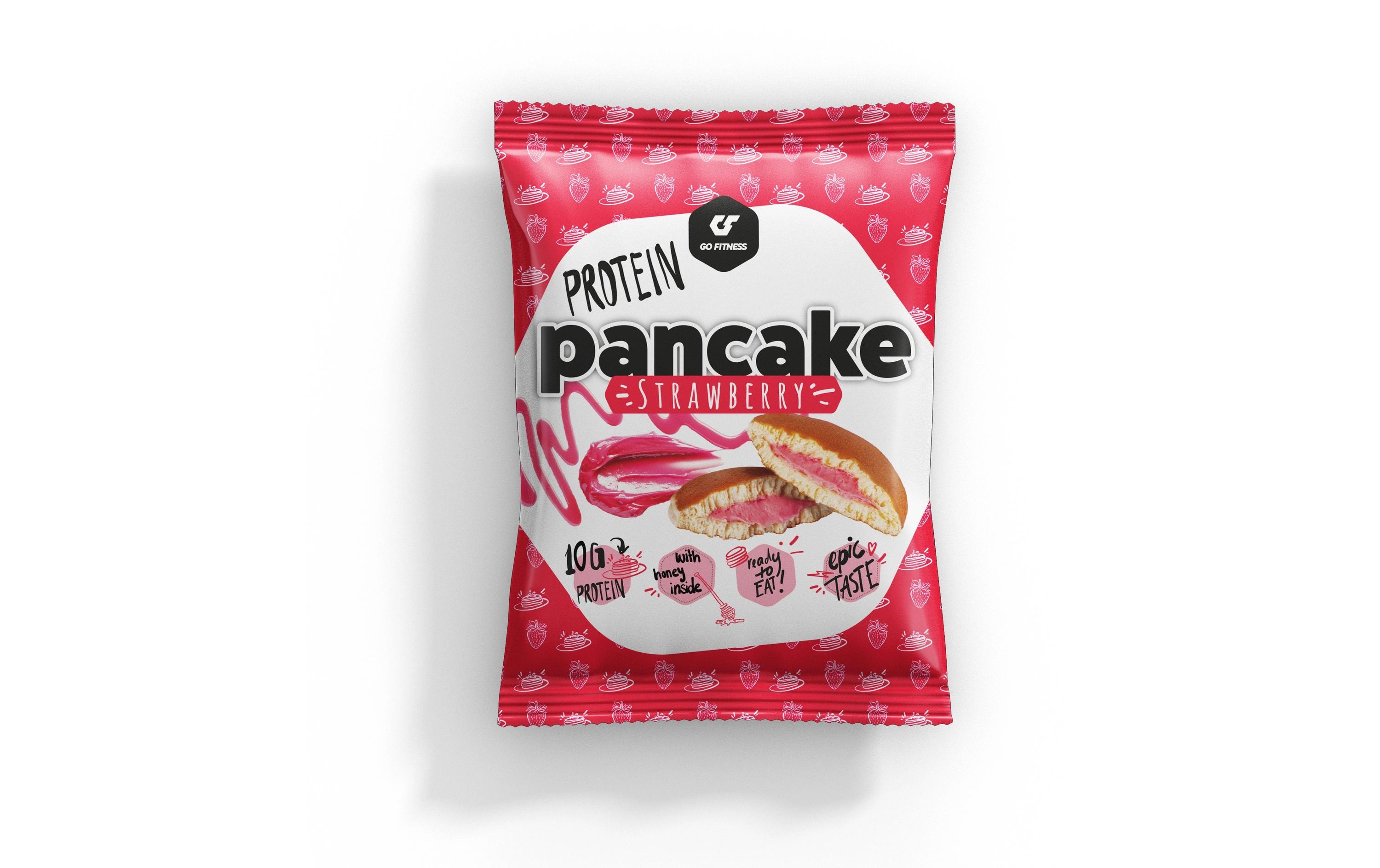 Go Fitness Nutrition Protein Pancake 1 x 50 g, Erdbeere