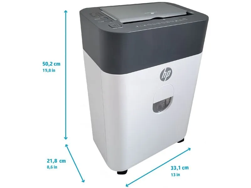 HP Aktenvernichter One Shredder Auto 100 CC, Sicherheitsstufe 4