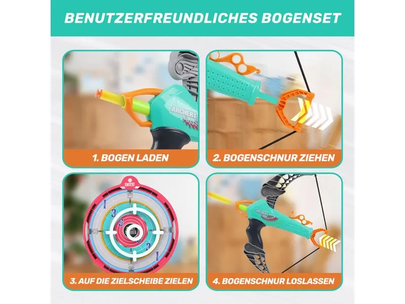 Bogenkönig Bogenschiess-Set 23-teilig