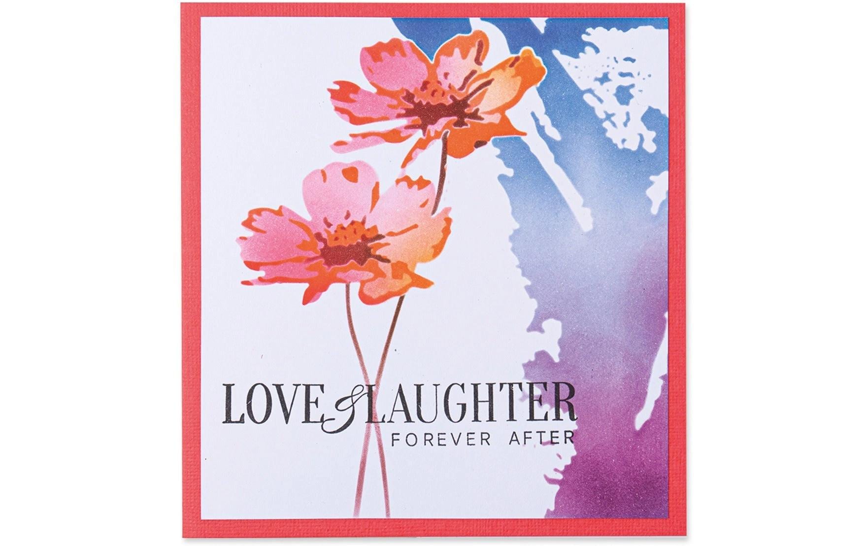 Sizzix Schablone Blumen 4er-Pack