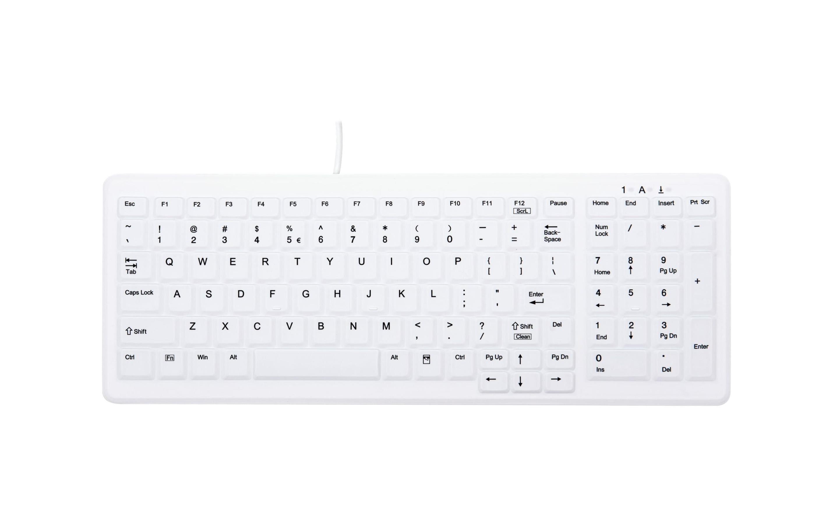 Active Key Tastatur Medical AK-C7000 IP68 QWERTY (US) Weiss Active Key Tastatur Medical AK-C7000 IP68 QWERTY (US) Weiss