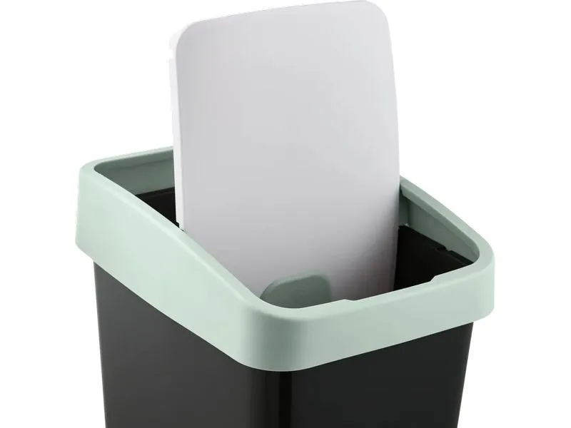 keeeper Abfalleimer Magne 45 l, Flip-Deckel, soft green