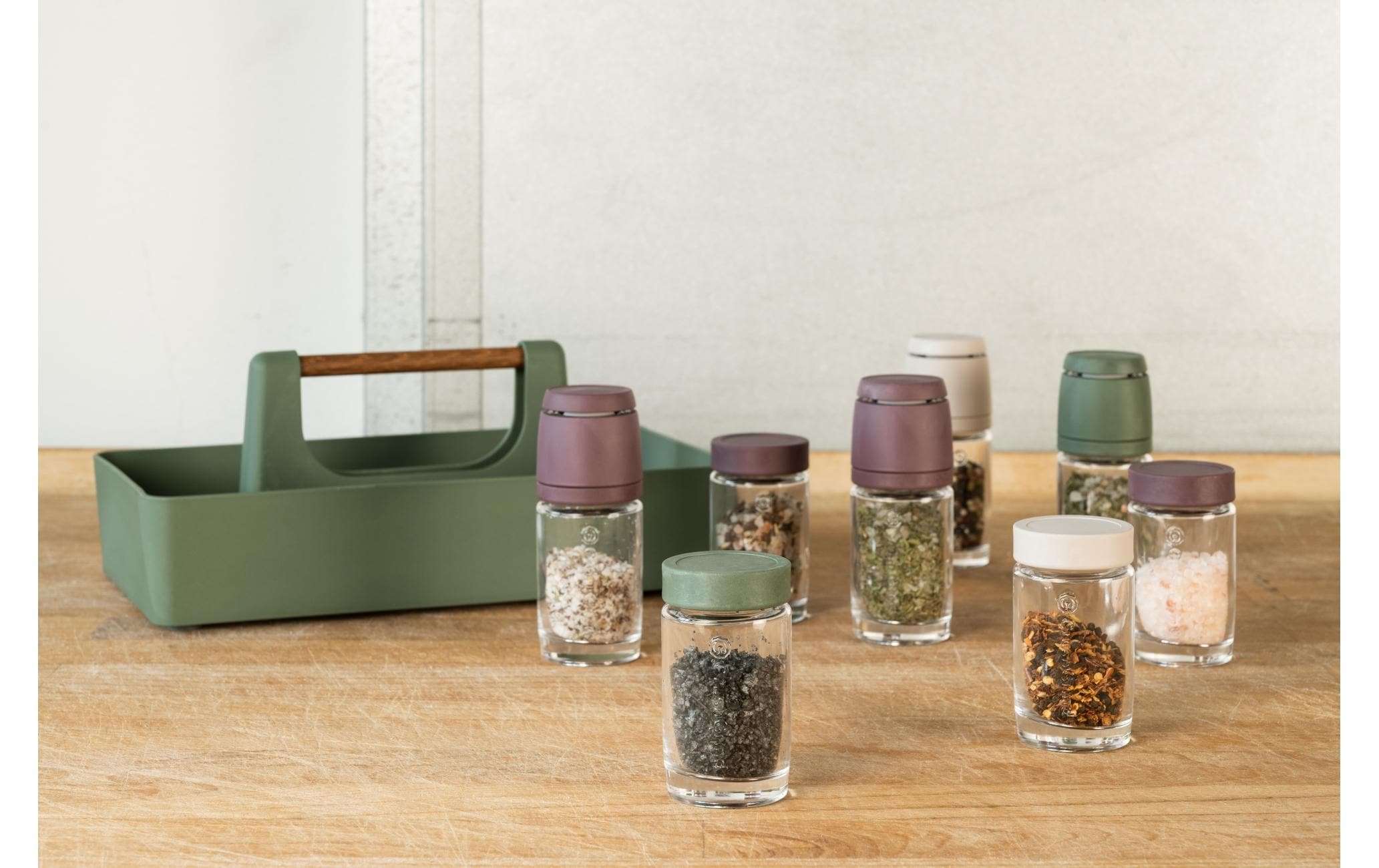 Crush Grind Küchenutensilienhalter Toolbox Basel Grün