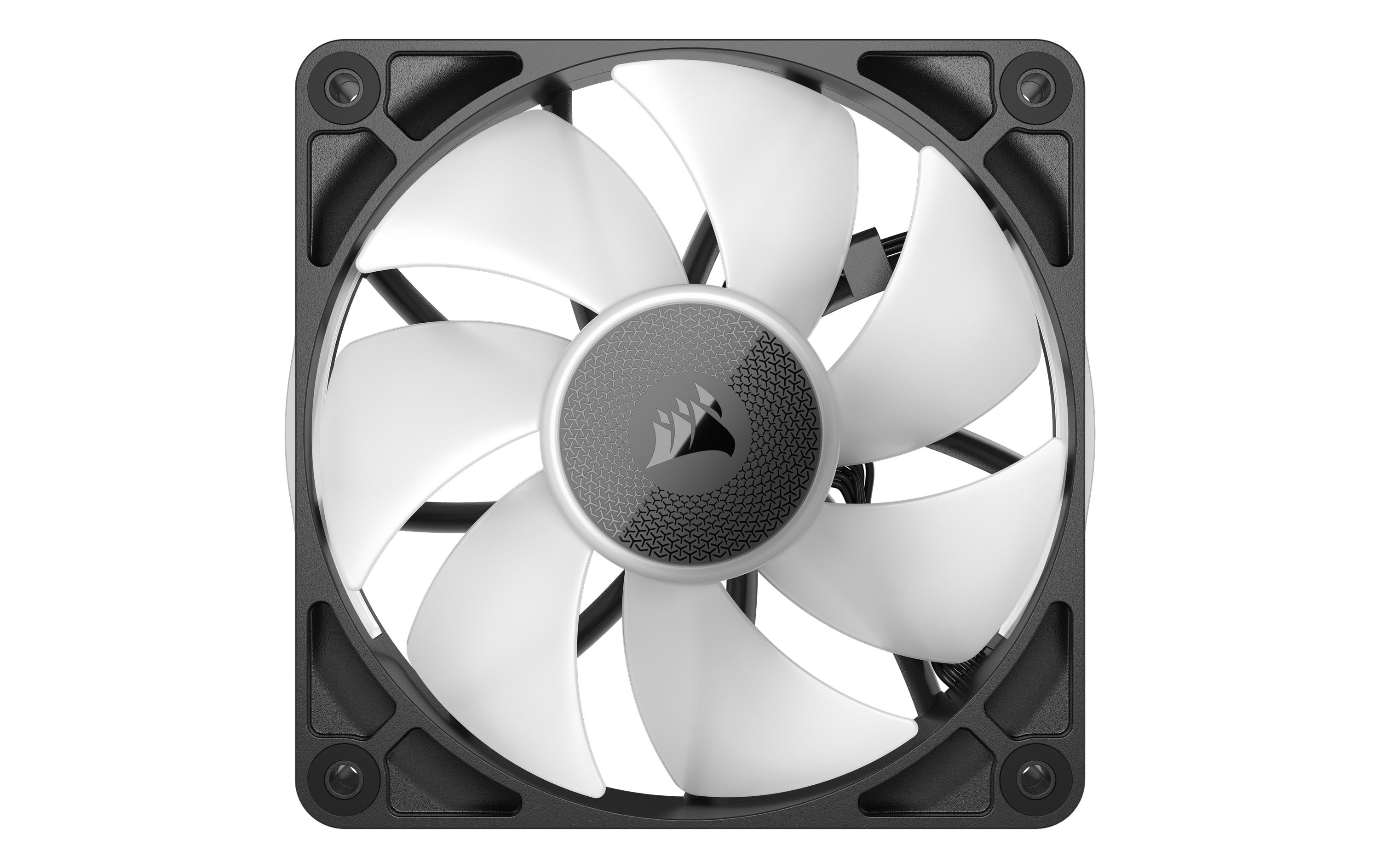 Corsair PC-Lüfter iCUE LINK RX120 RGB Schwarz, 3er Starter-Kit