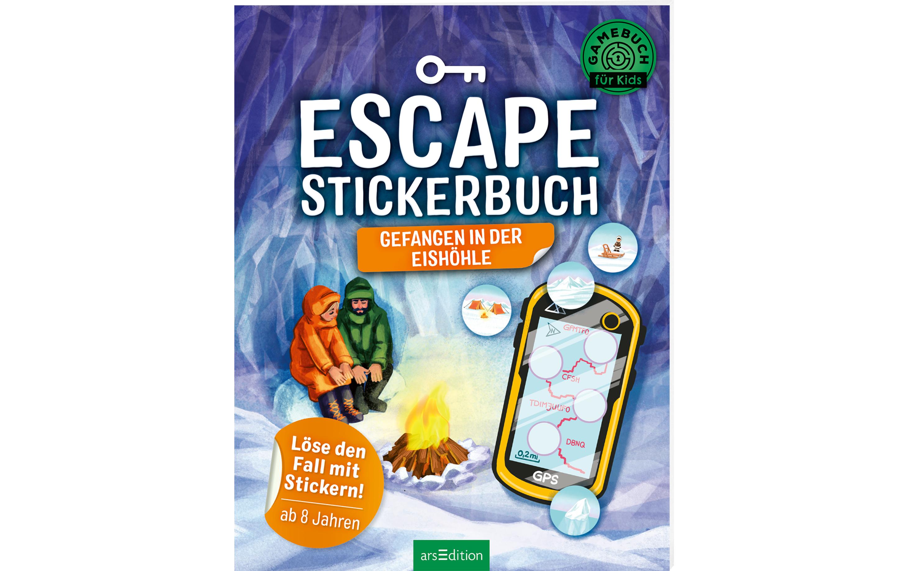 Buchzentrum Escape-Stickerbuch: Gefangen in der Eishöhle 32 Seiten