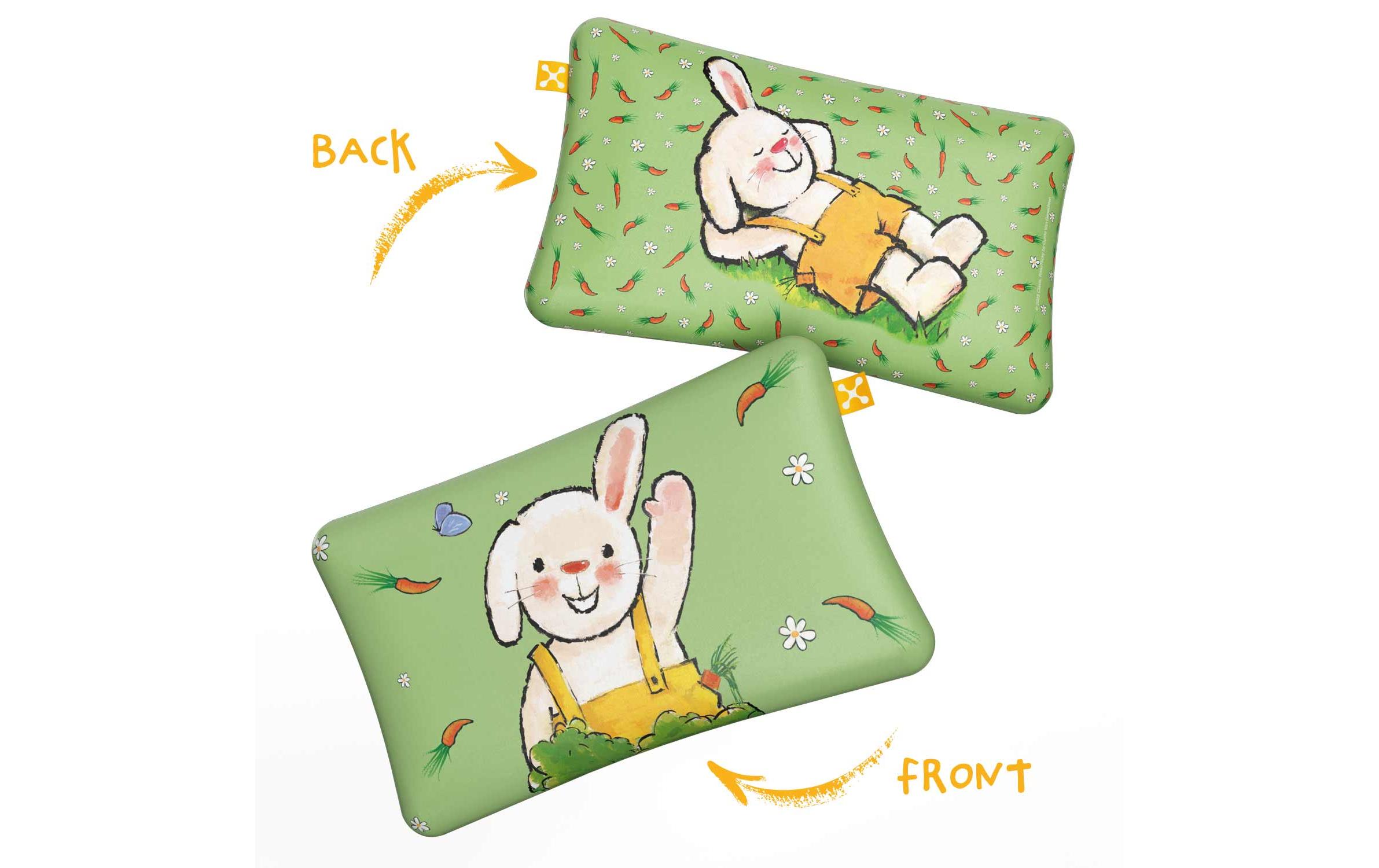 Smartsleep Kinder Kopfkissenbezug Comfort Hase Rikki 50 x 32 cm
