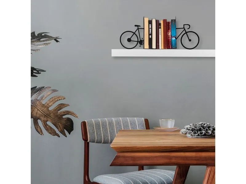 Wallxpert Buchstützen-Set Velo Schwarz Wallxpert Buchstützen-Set Velo Schwarz