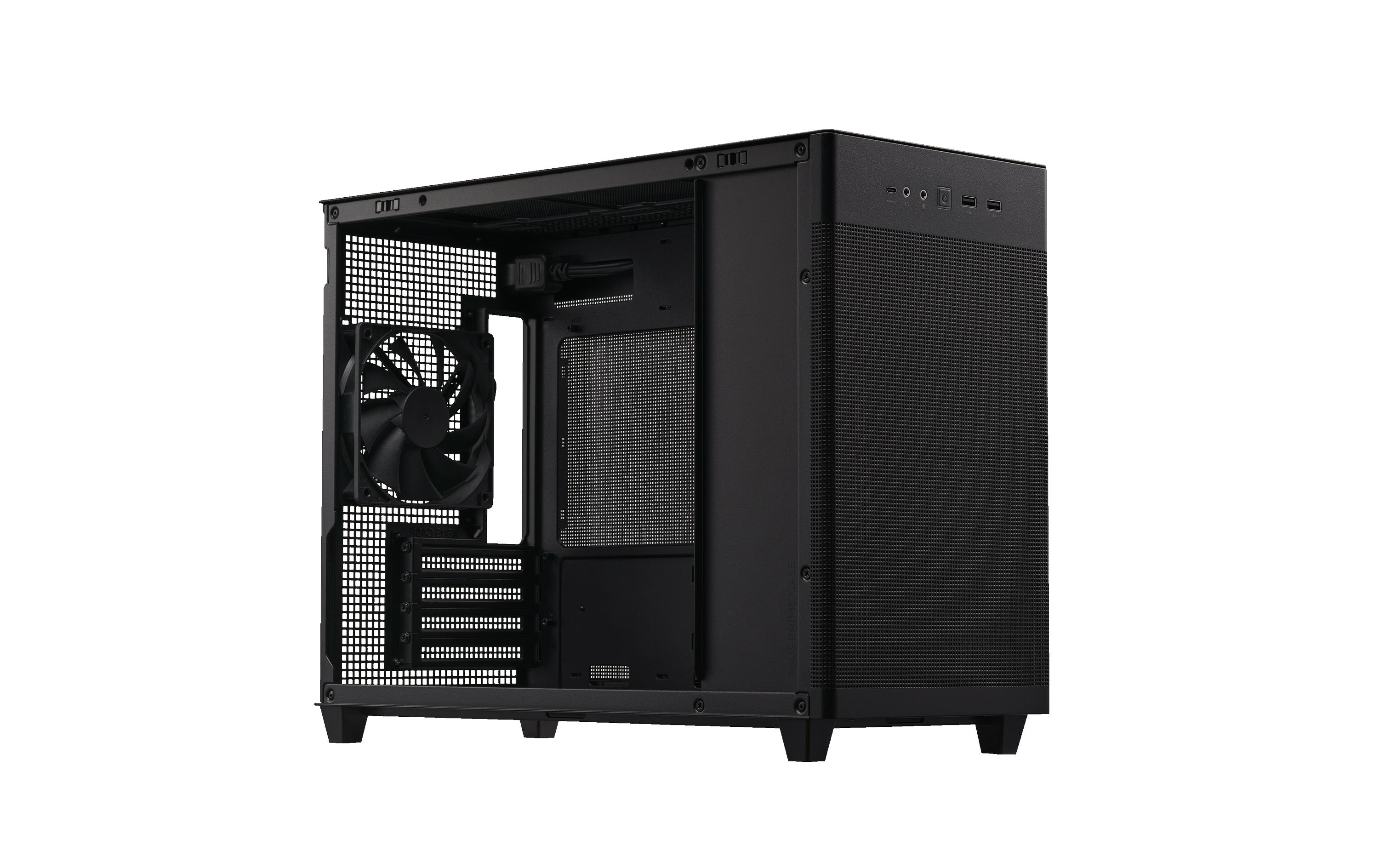 ASUS PC-Gehäuse AP201 MicroATX Schwarz