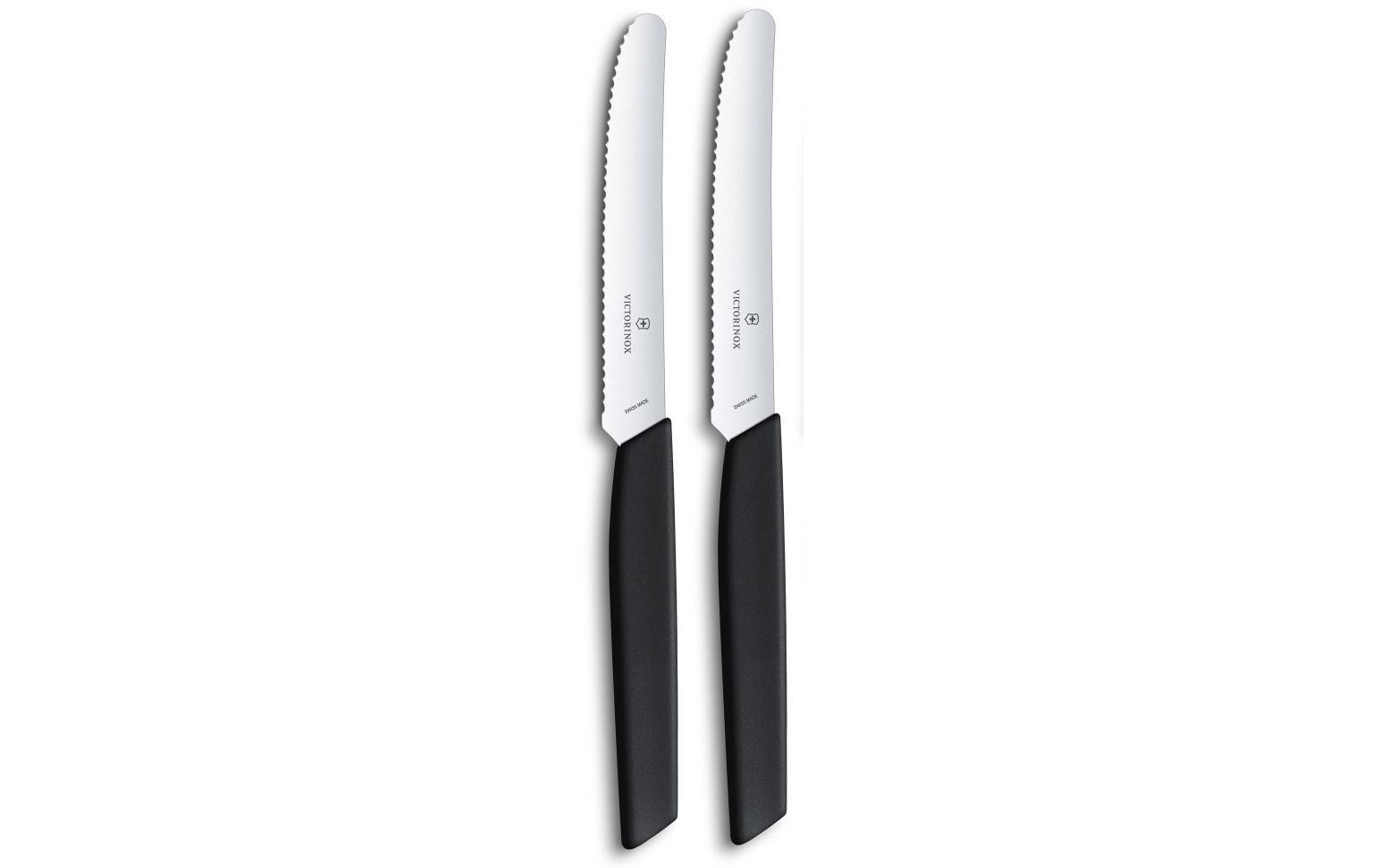 Victorinox Tafelmesser Swiss Modern 2 Stück, Schwarz