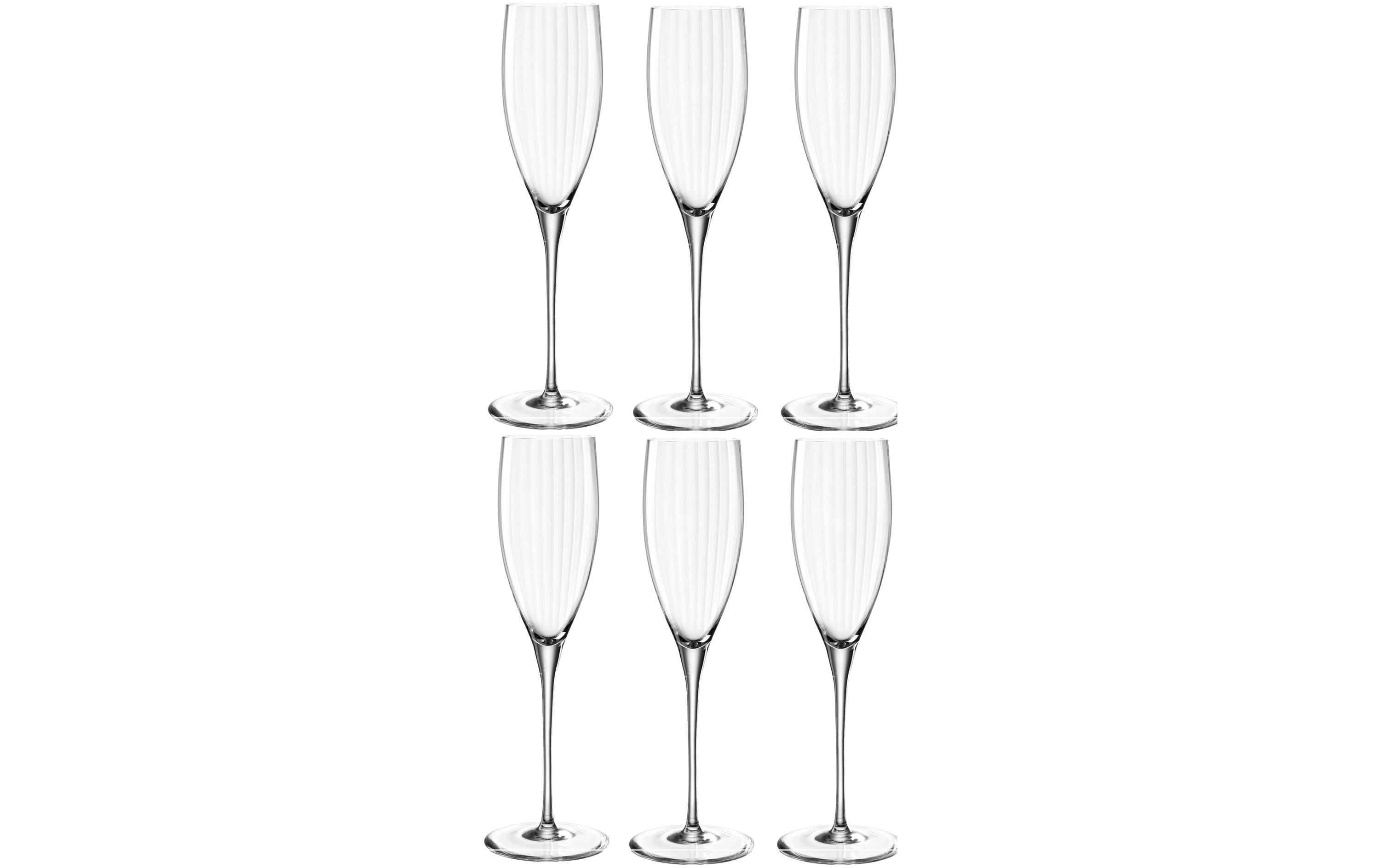 Leonardo Sektglas Poesia 250 ml, 6 Stück, Transparent