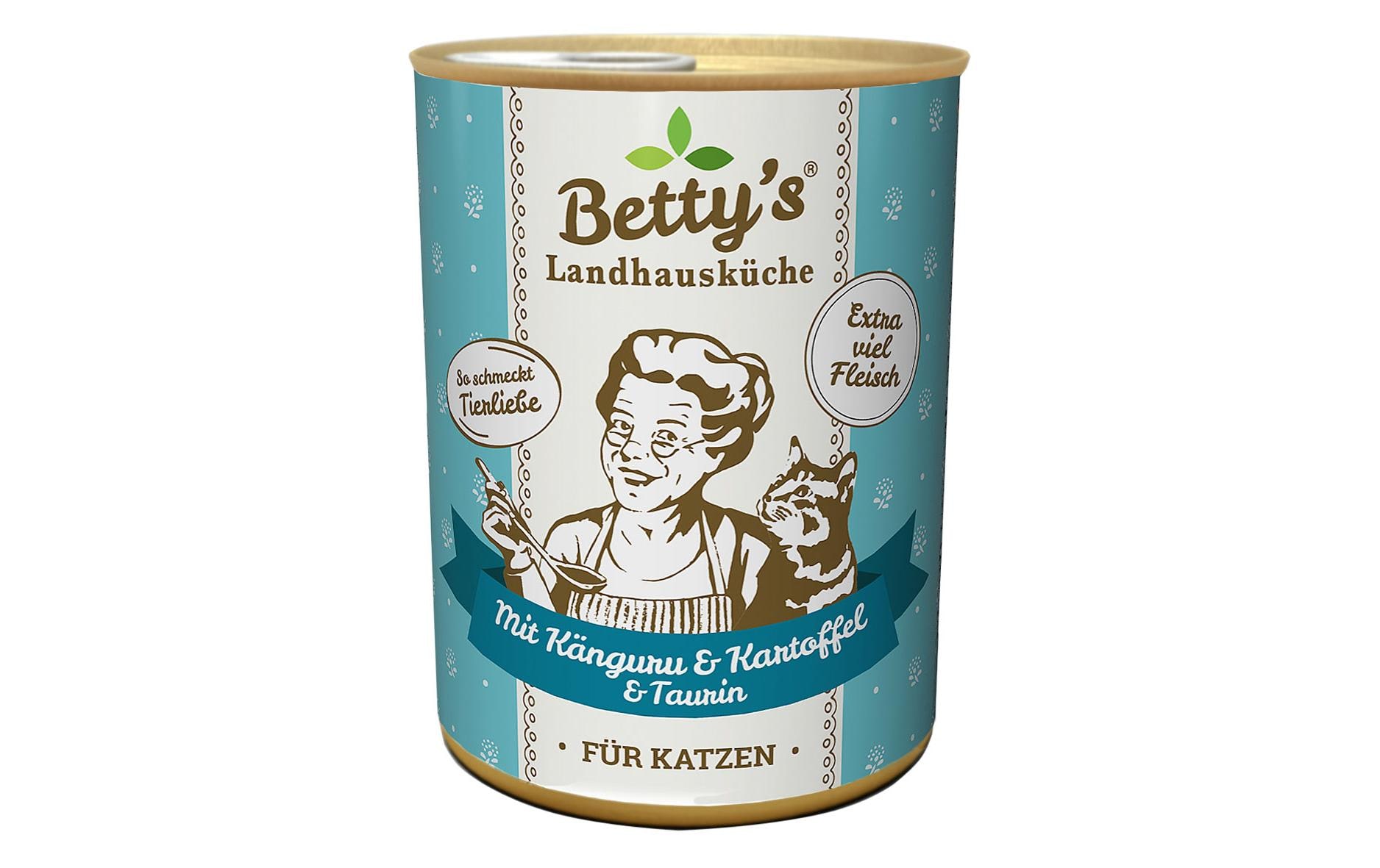Betty's Landhausküche Nassfutter Känguru mit Kartoffel, 400 g
