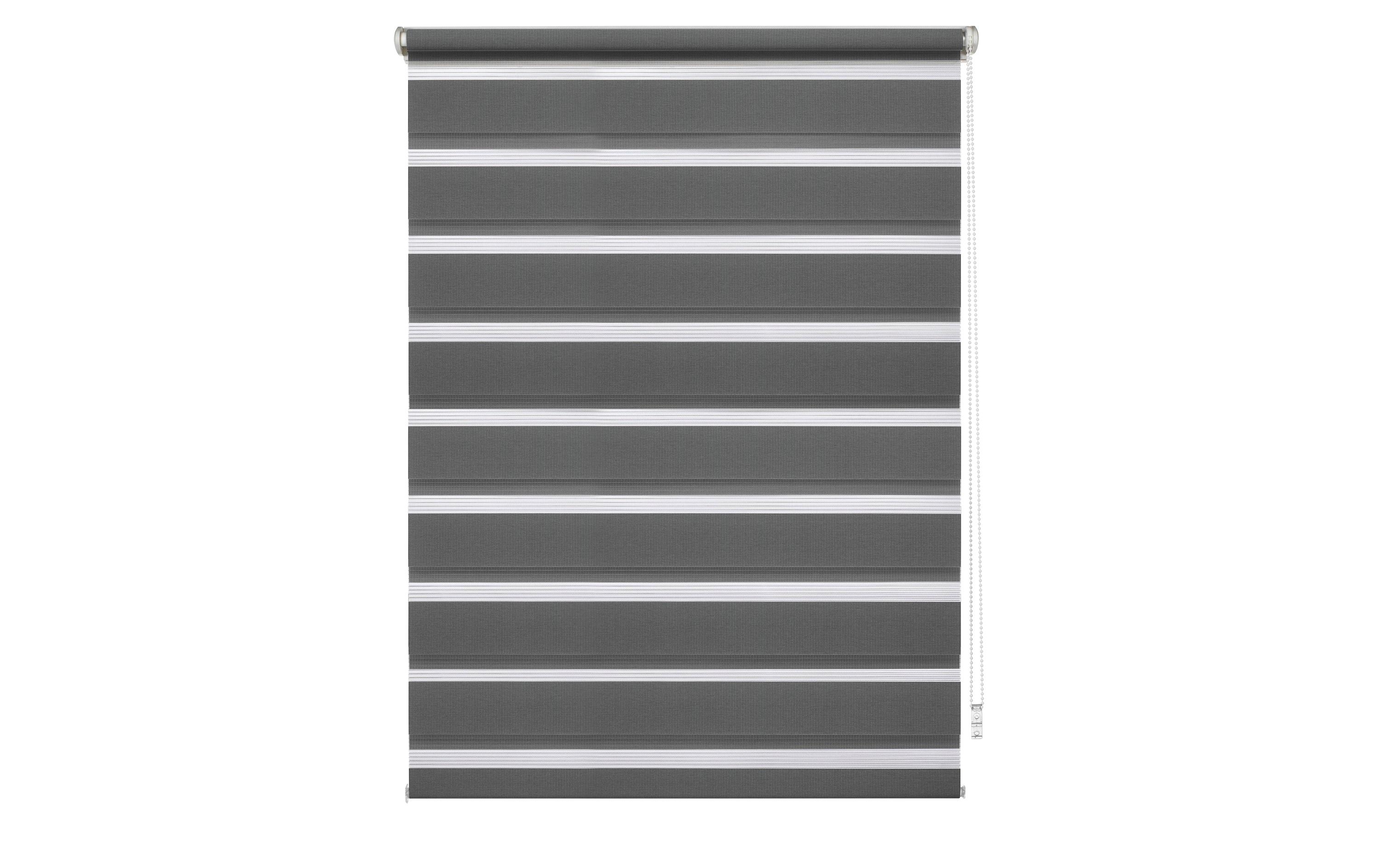 Gardinia Doppelrollo Easyfix 45 x 150 cm, Anthrazit