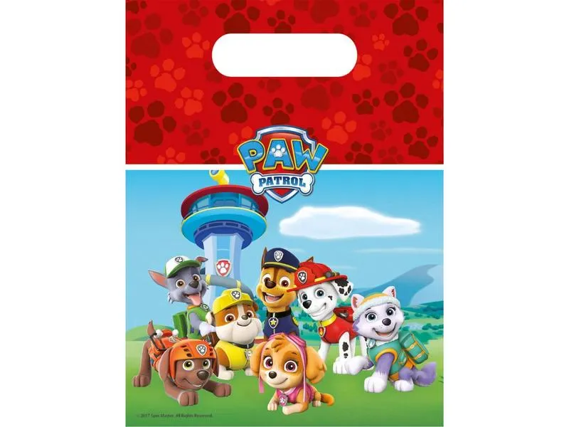 Amscan Geschenktasche PawPatrol 8 Stück, 16 x 23.5 cm Amscan Geschenktasche PawPatrol 8 Stück, 16 x 23.5 cm