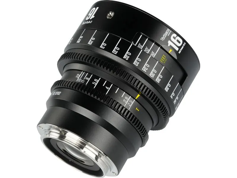 7Artisans Festbrennweite 16mm T/2.5 INFINTE Schwarz – Canon EF 7Artisans Festbrennweite 16mm T/2.5 INFINTE Schwarz – Canon EF