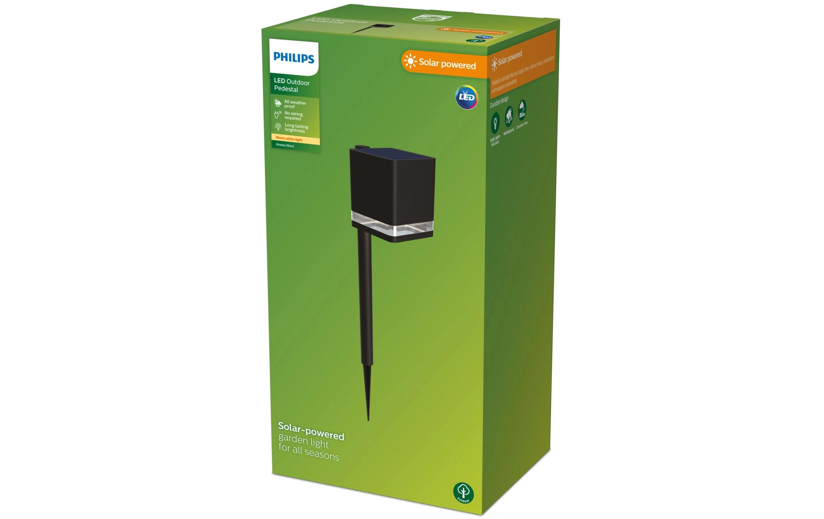 Philips Virona Spiess Solar 1.8W 2700K schwarz