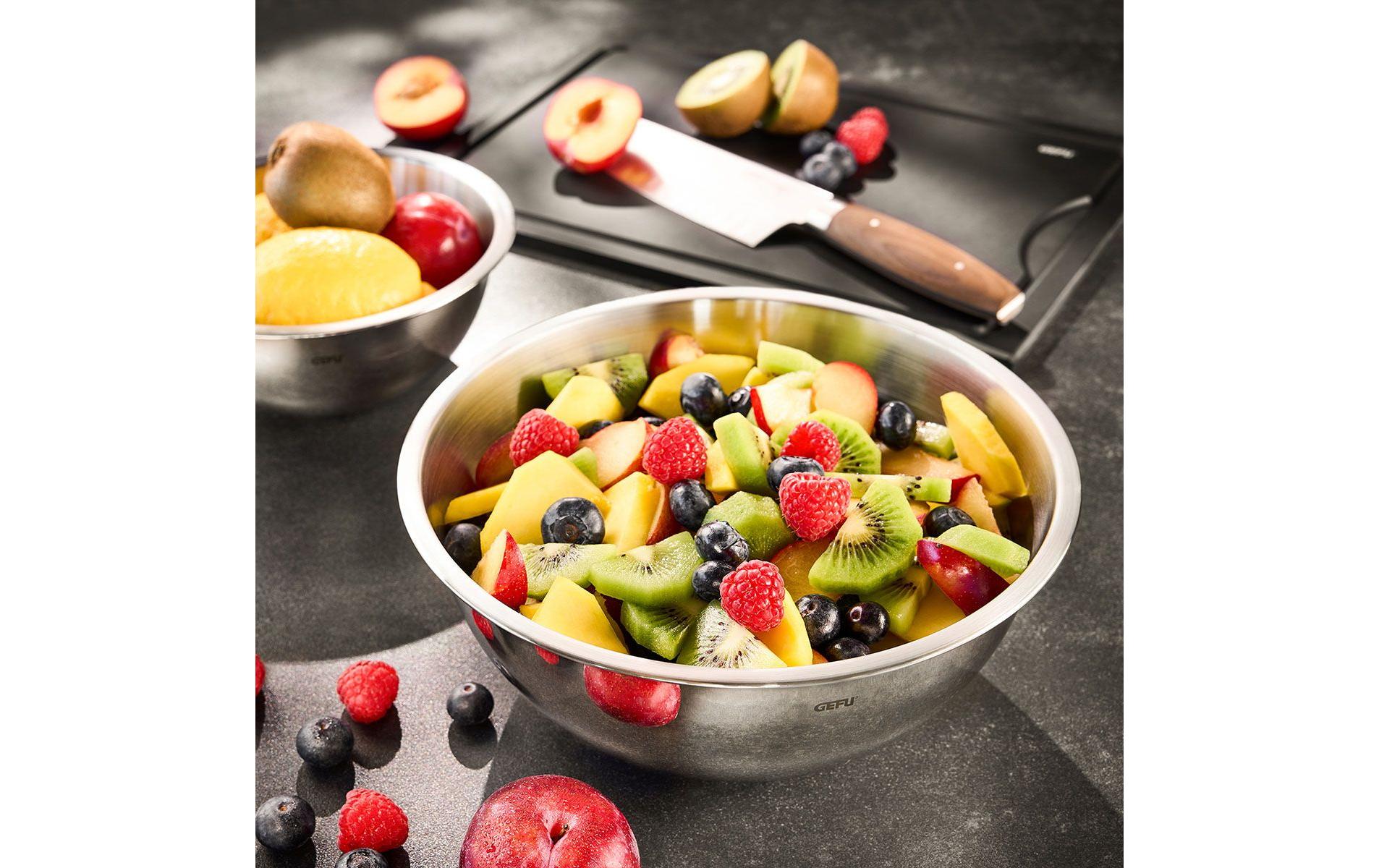 GEFU Rührschüssel-Set Cavaro 4-teilig, Silber
