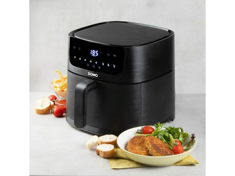 Domo Heissluft-Fritteuse DO539FR 1.5 kg, Schwarz Domo Heissluft-Fritteuse DO539FR 1.5 kg, Schwarz