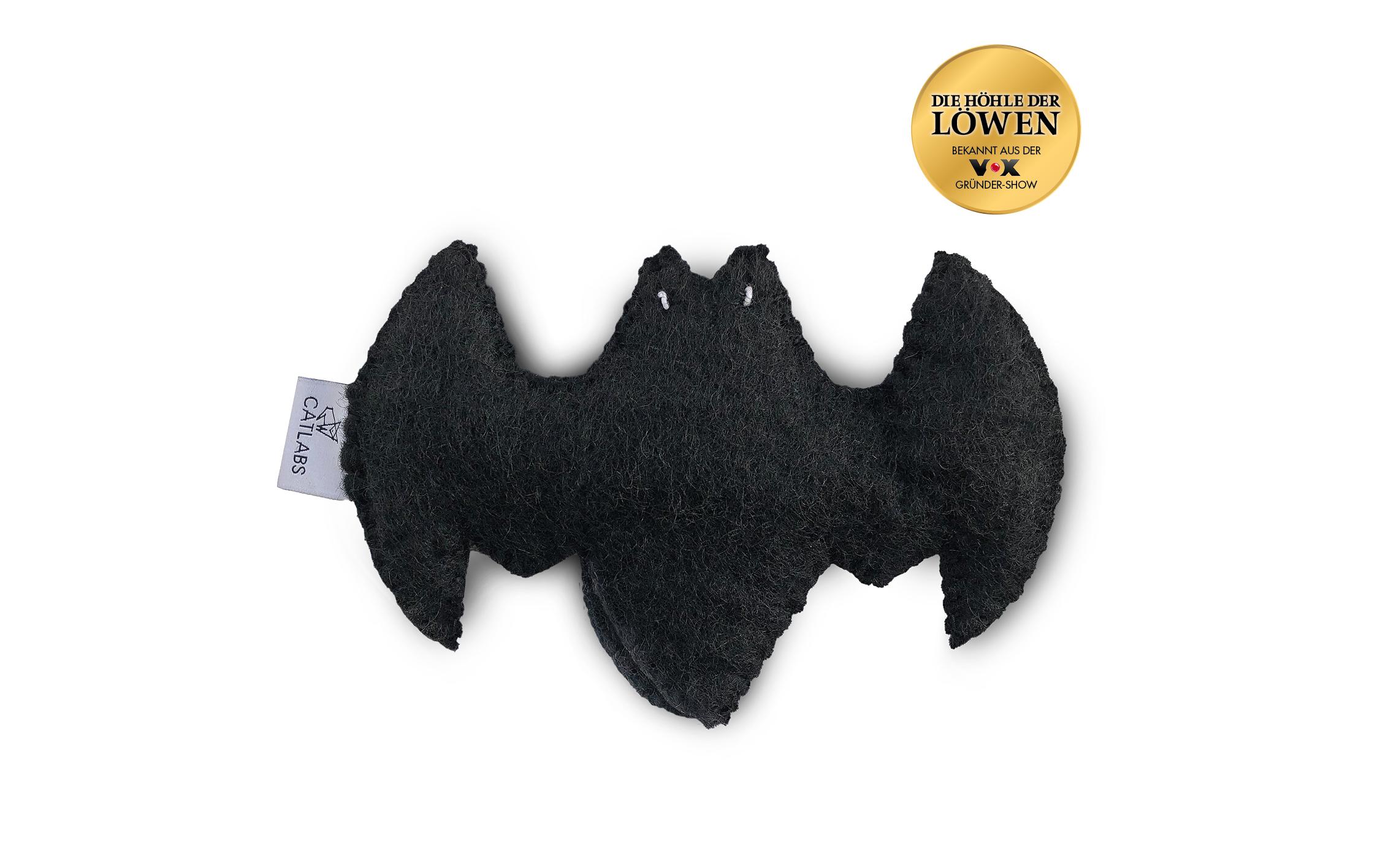 Catlabs Katzen-Spielzeug Flauschige Fledermaus mit Baldrianwurzel Catlabs Katzen-Spielzeug Flauschige Fledermaus mit Baldrianwurzel