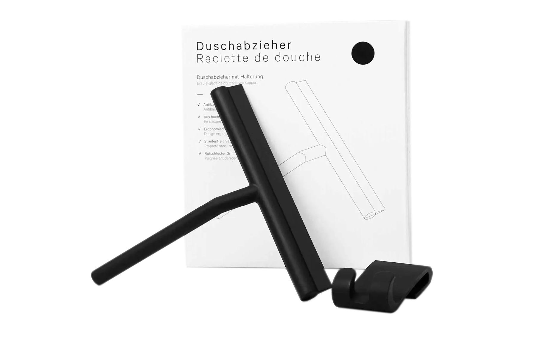 Esmée Silikon Duschabzieher Schwarz