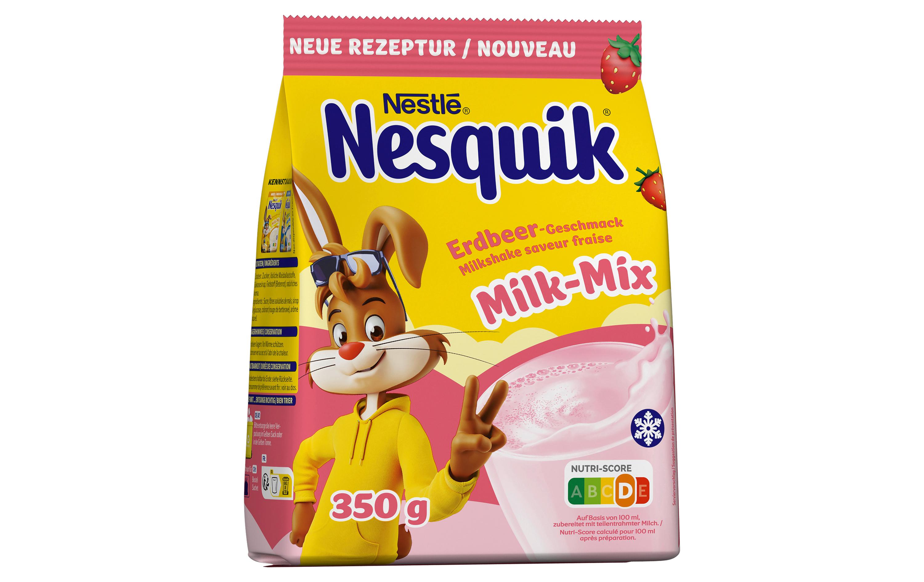 Nesquik Getränk Getränke Getränkepulver mit Erdbeer-Geschmack 350 g