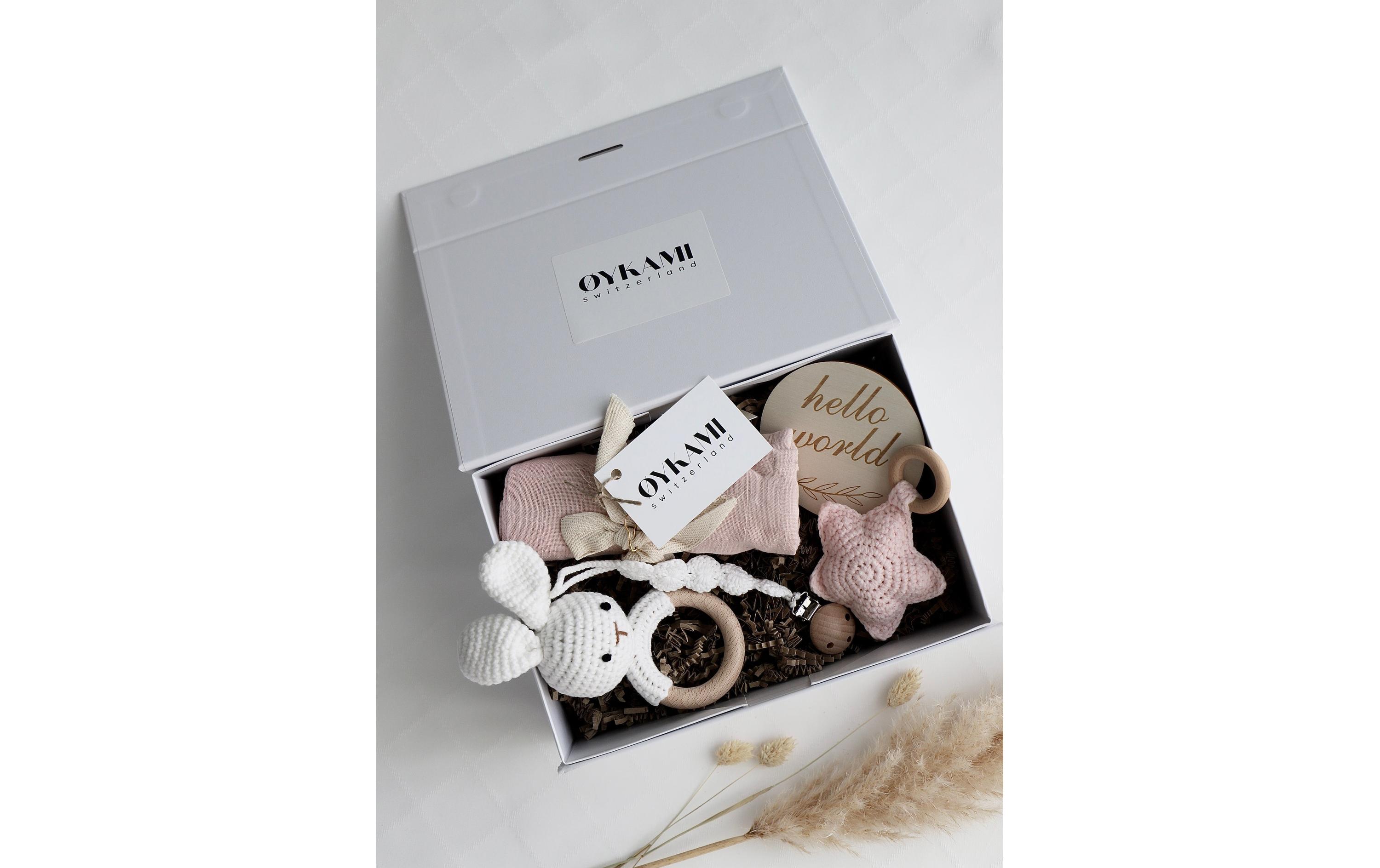 Oykami Geschenkset Estland Rosa mit Hase