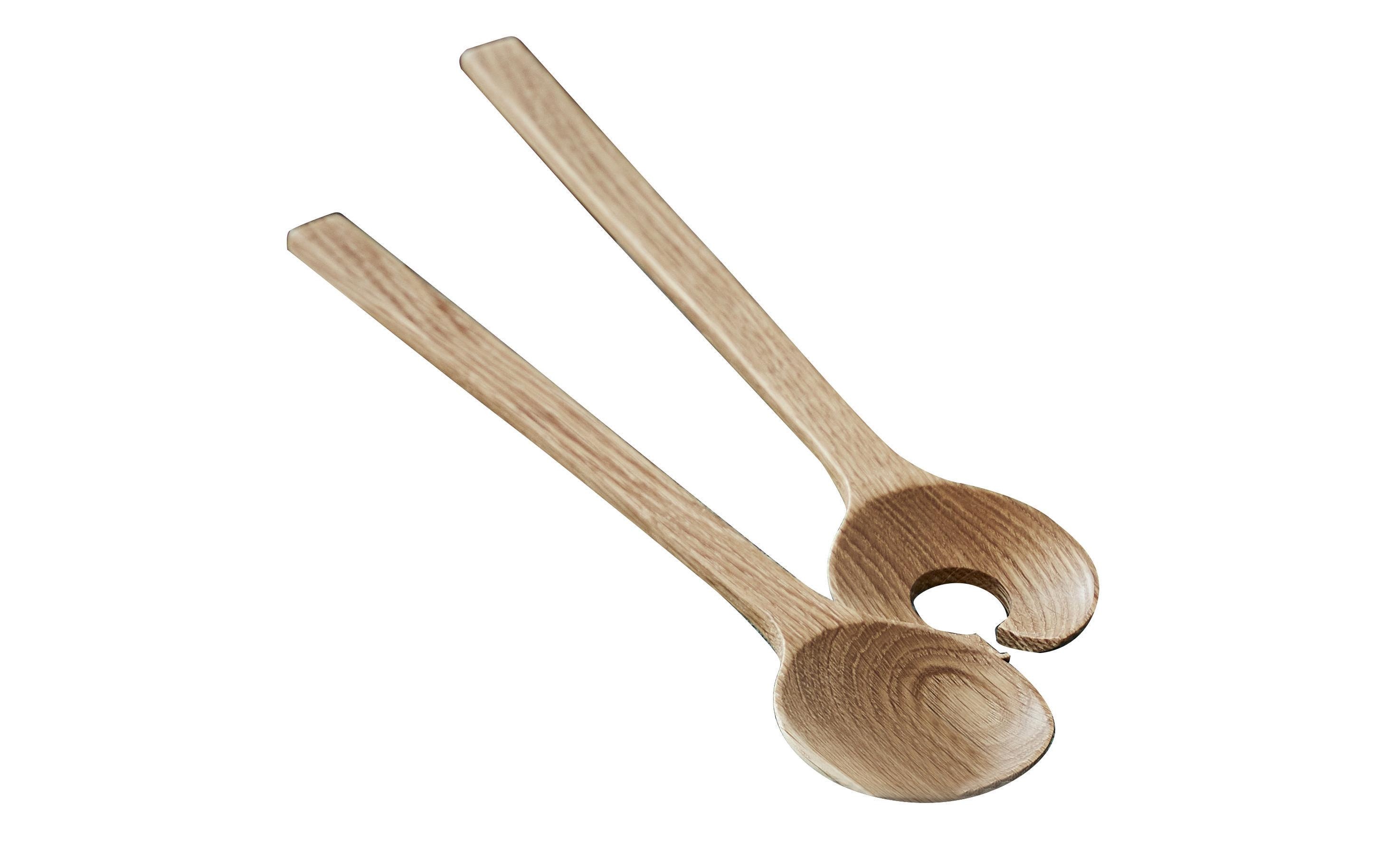 Bitz Salatbesteck Eichenholz