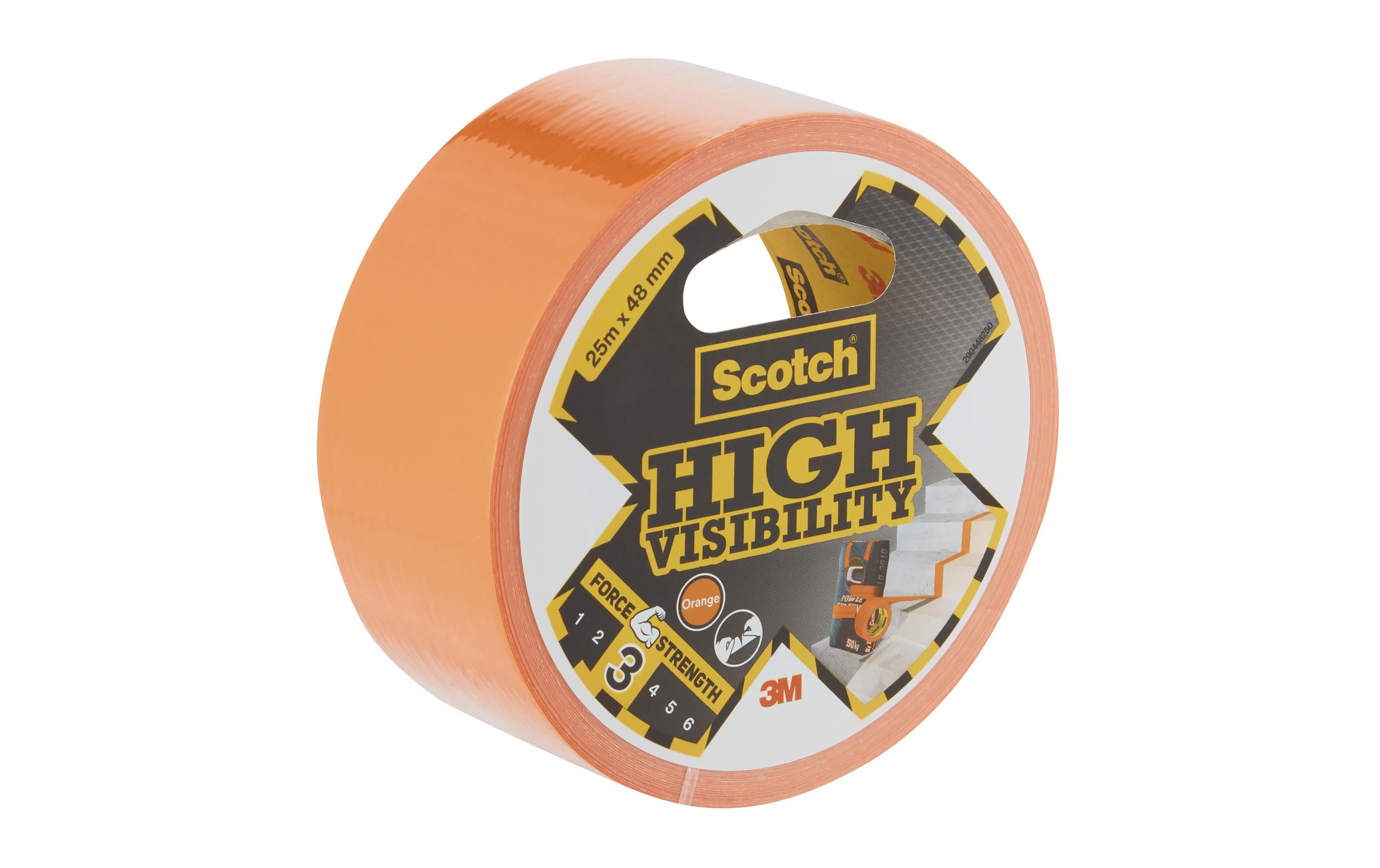 3M Klebeband High Visibility 48 mm x 25 m, Orange