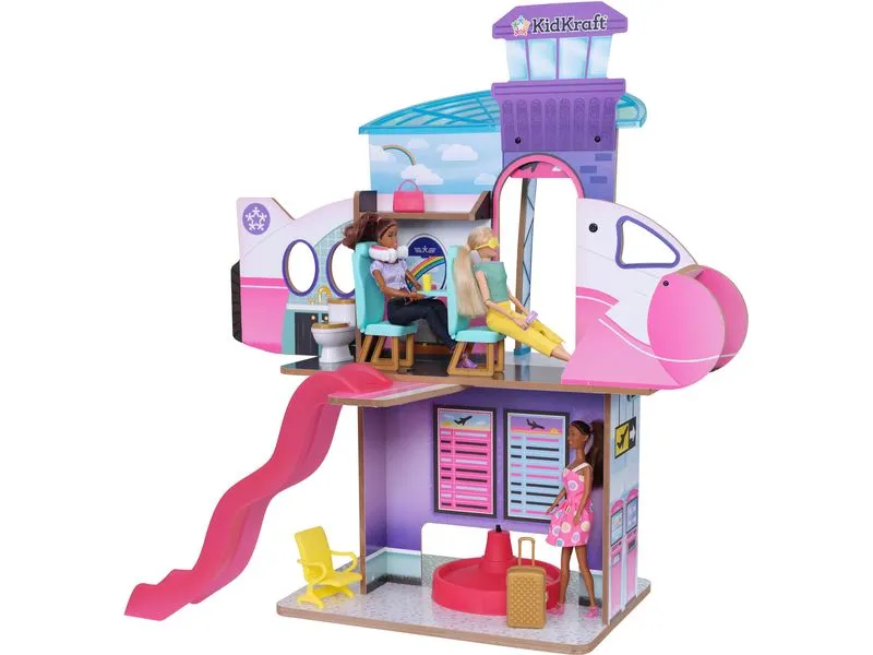 Kid Kraft Puppenhaus 2-in-1 Flughafen und Jet Kid Kraft Puppenhaus 2-in-1 Flughafen und Jet