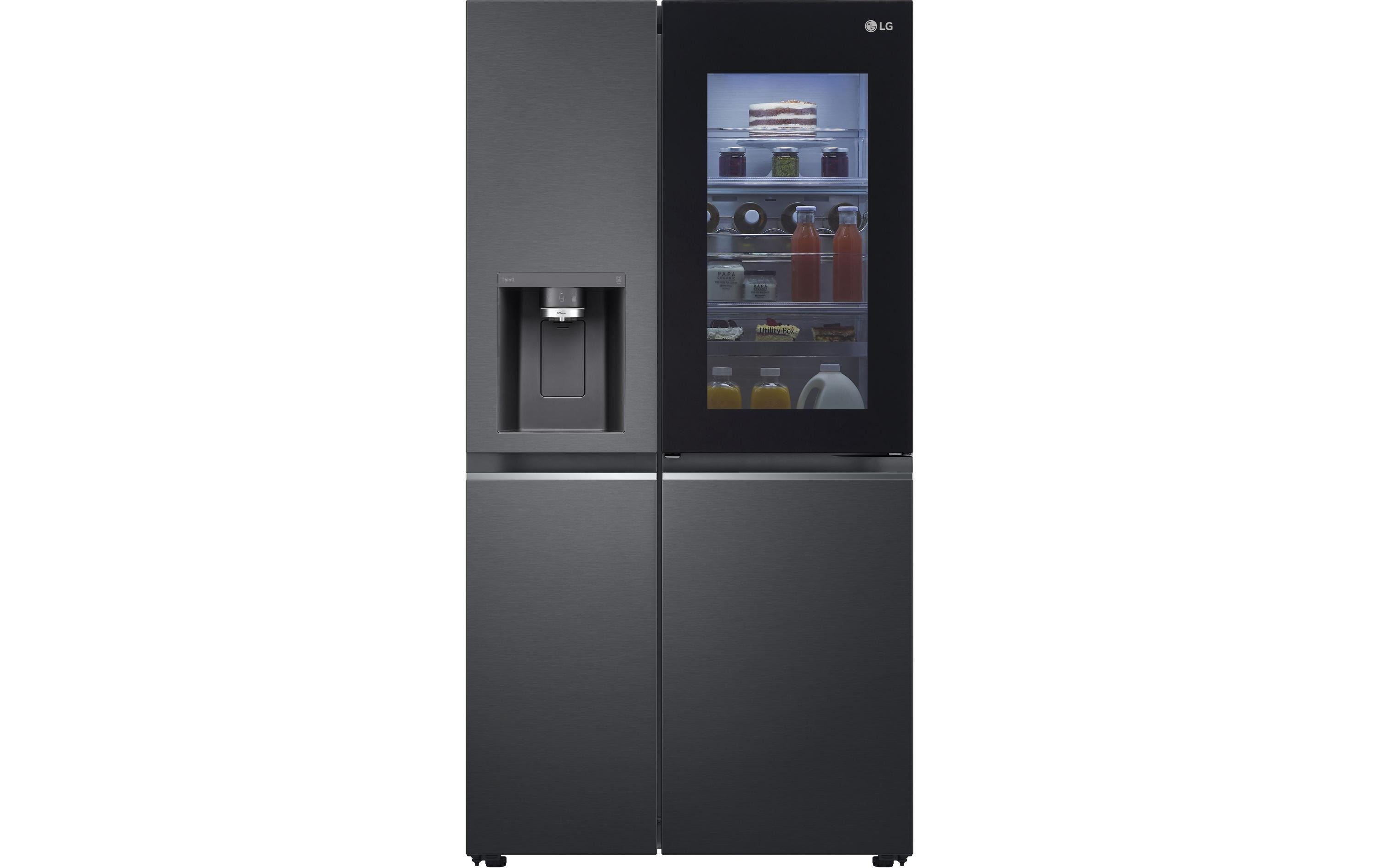 LG Foodcenter GSXV90MCDE Matte Black Steel LG Foodcenter GSXV90MCDE Matte Black Steel